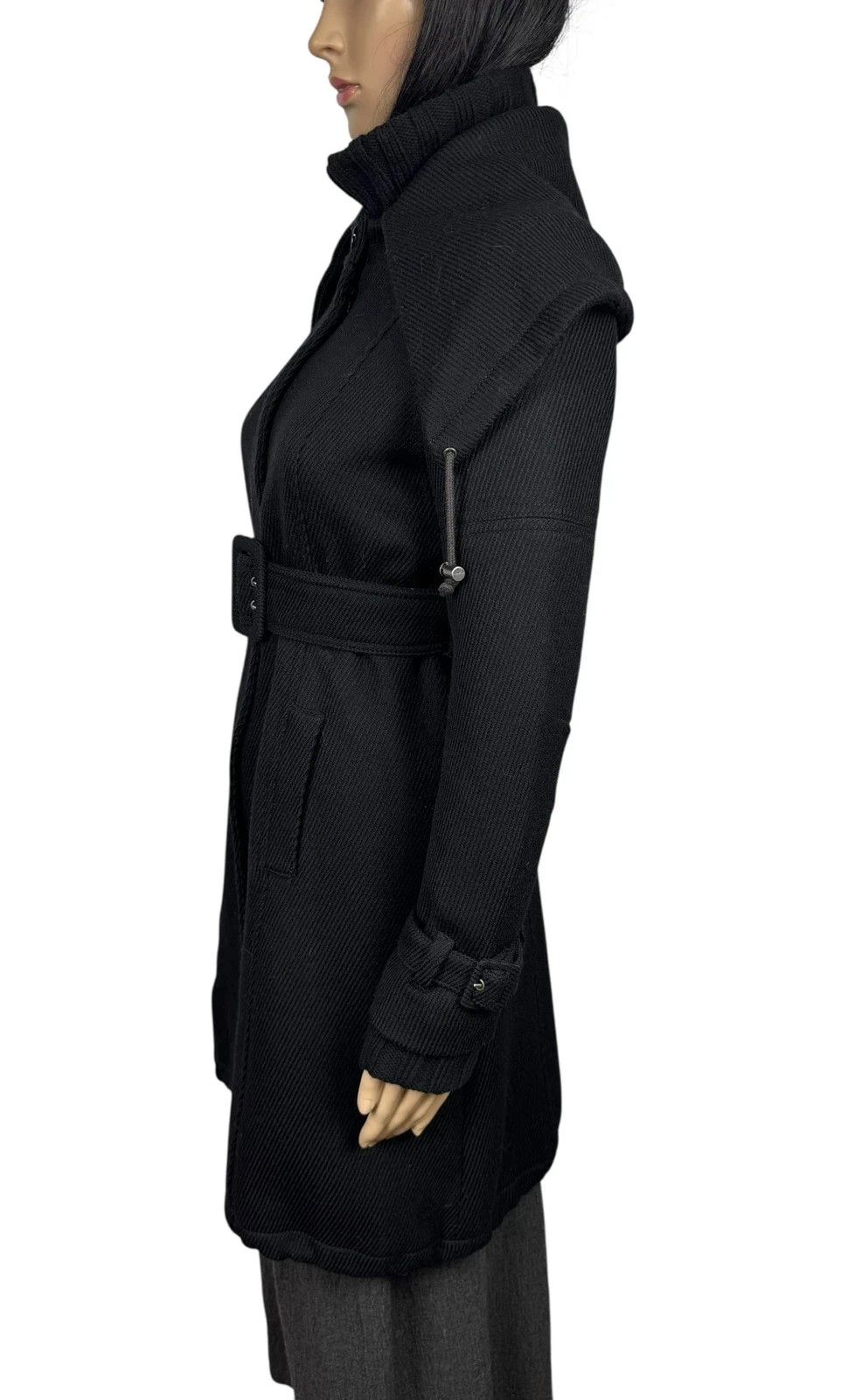 Max Mara Max Mara Wool Coat Belted Twill size UK6 US4 Size XS / US 0-2 / IT 36-38 - 6 Thumbnail