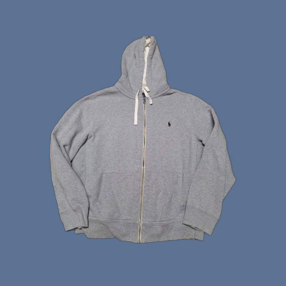 Polo Ralph Lauren Polo Ralph Lauren Hoodie Long Sleeve Gray Full Zip Sweatshirt Men’s XL Size US XL / EU 56 / 4 - 1 Thumbnail