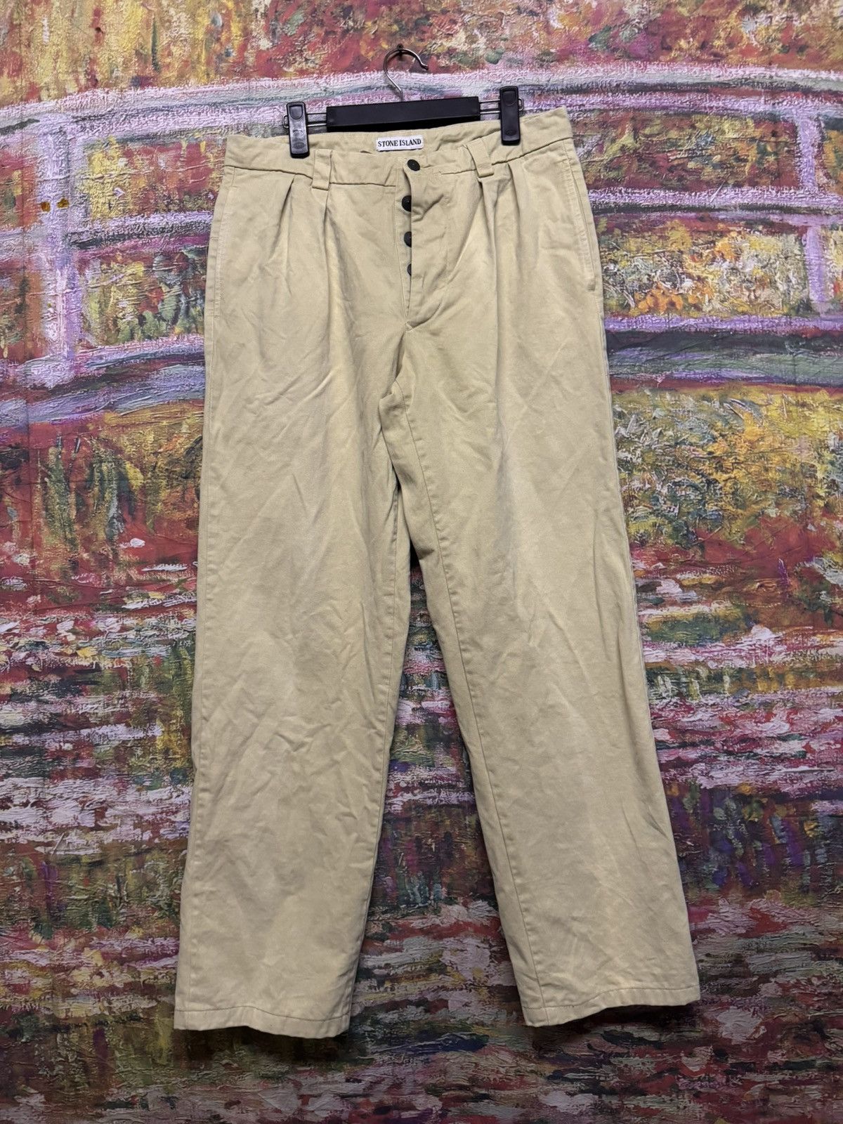 Stone Island Stone Island Pleated Trousers Size US 34 / EU 50 - 1 Thumbnail