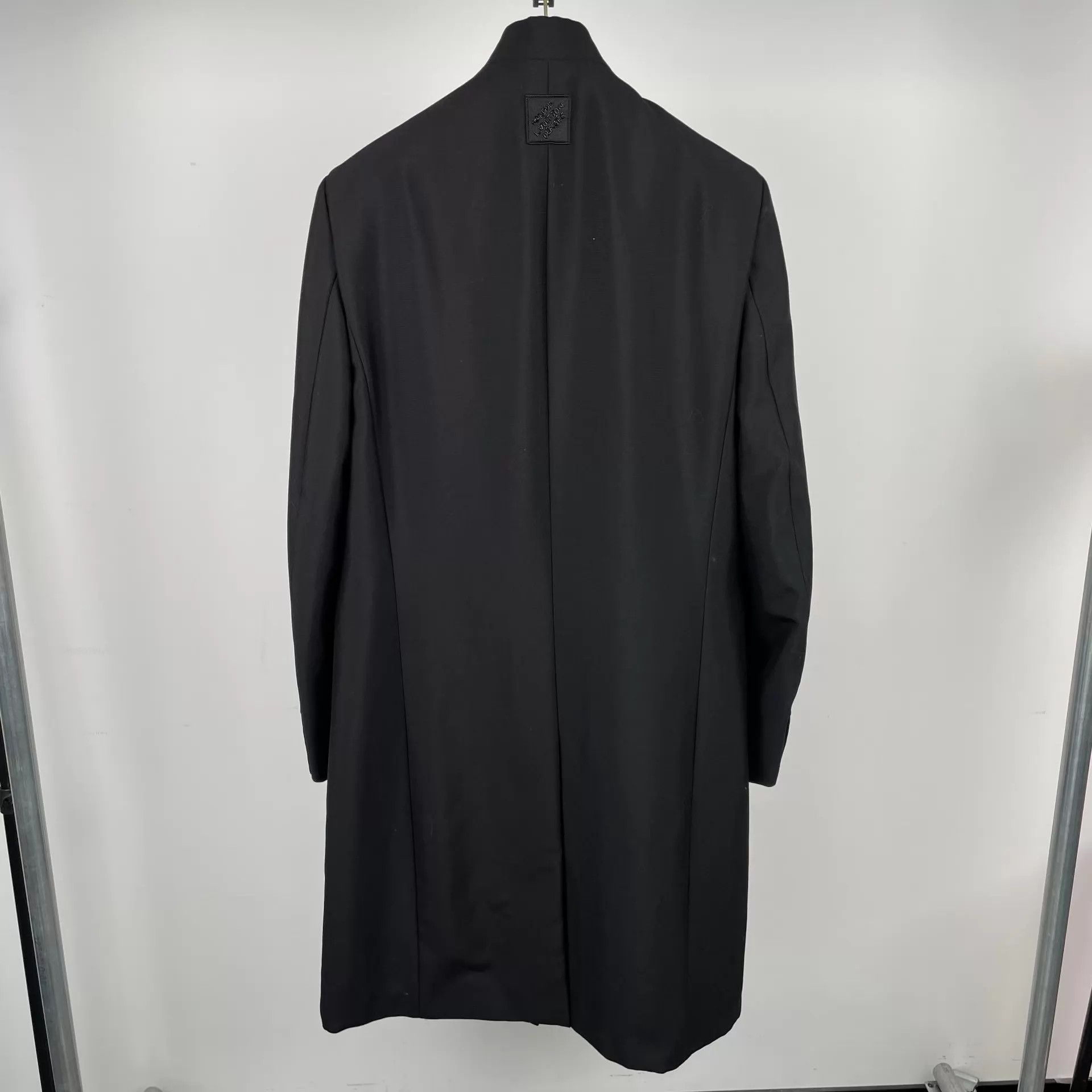 Louis Vuitton LV x Nigo Sakura Jackson Wang Long Black Blazer 48 Size 48R - 2 Thumbnail