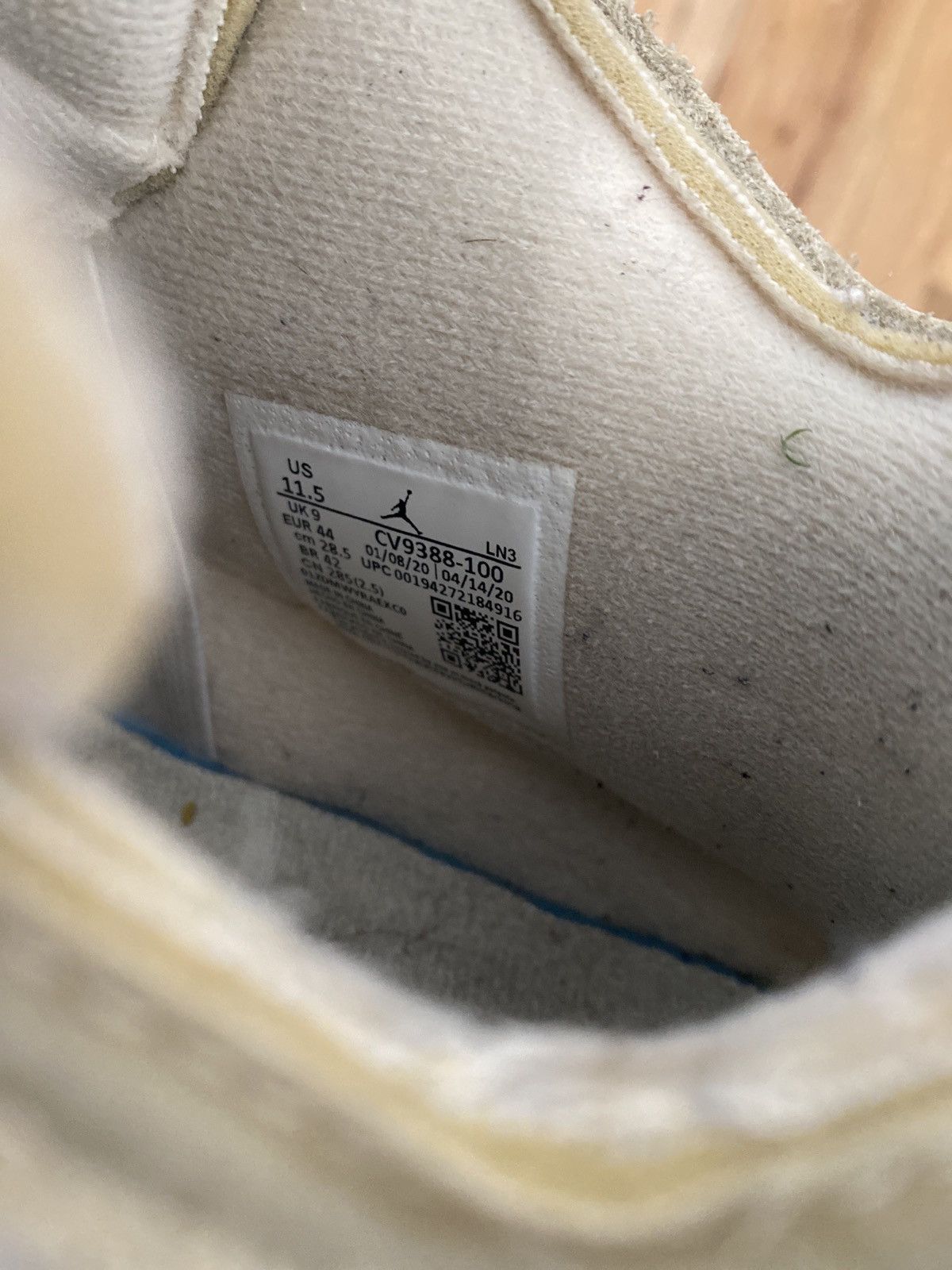 Jordan Brand × Off-White Jordan 4 off white sails Size US 11.5 / EU 44-45 - 6 Thumbnail