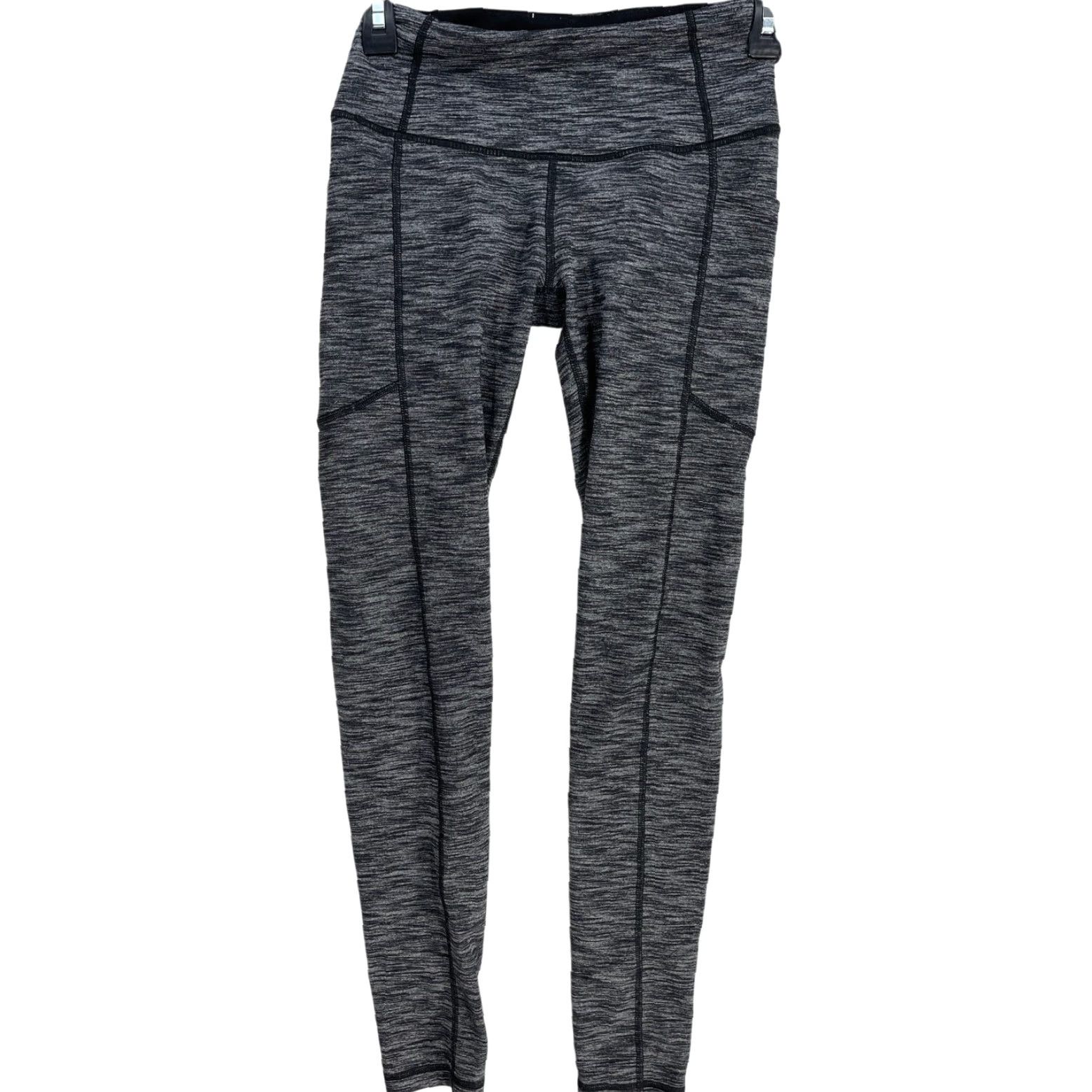 Victoria's Secret Victoria's Secret Pull On Leggings XS Gray Pockets Cotton Athleisure Pants Yoga Space Dye Valle Size 26" / US 2 / IT 38 - 2 Thumbnail