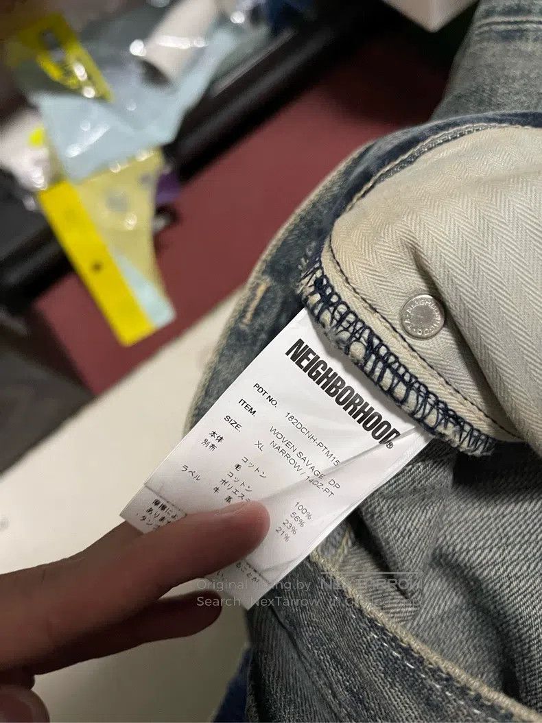 Neighborhood Neighborhood size XL Ripped Destroyed King Denim Jeans Size US 27 - 8 Thumbnail