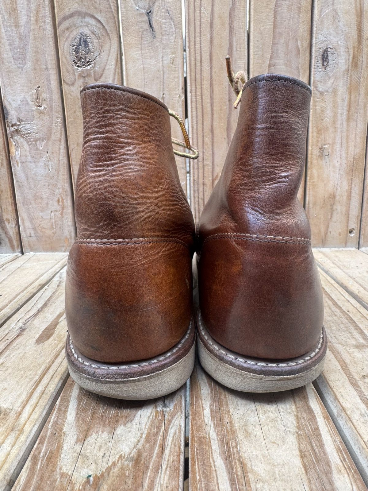 Red Wing Red Wing 9111 Chukka Brown leather boots EUR 41.5 UK 7.5 D Size US 8.5 / EU 41-42 - 11 Thumbnail