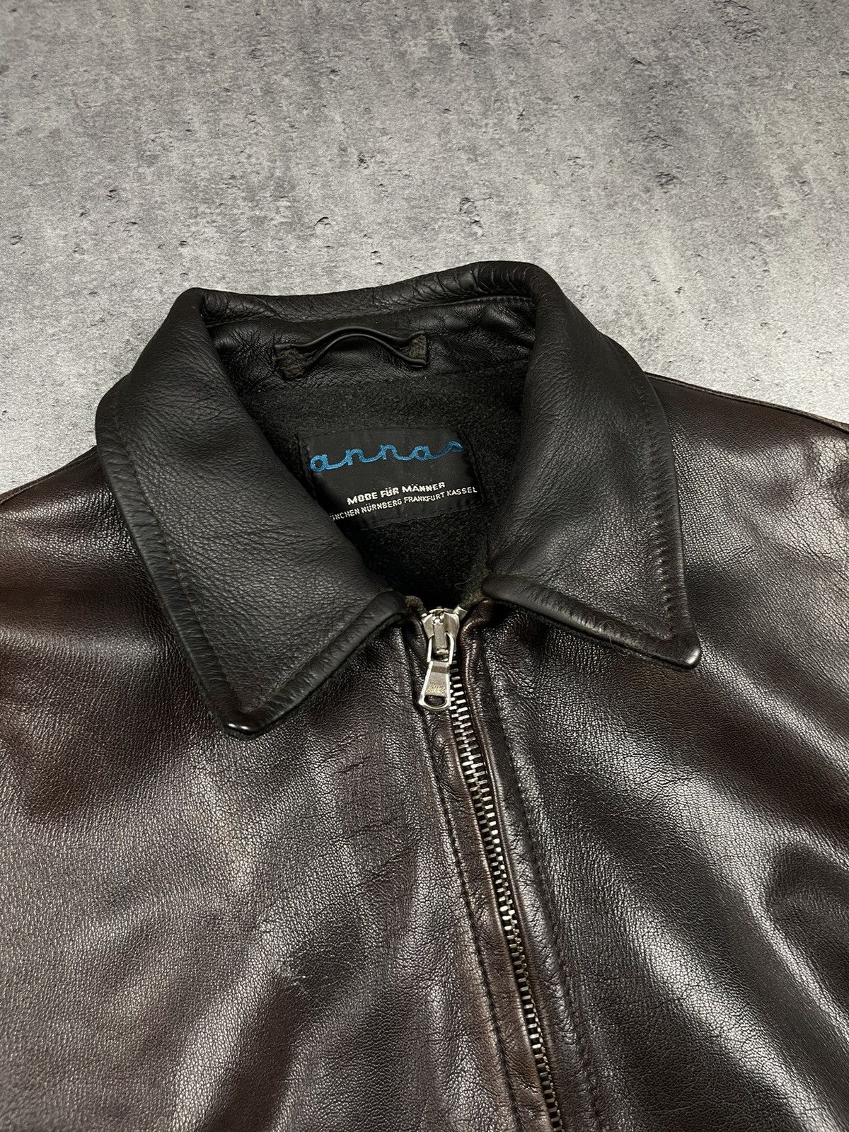 Designer × Japanese Brand Leather jacket vintage retro boxy black affliction 90s 00s Size US M / EU 48-50 / 2 - 4 Thumbnail