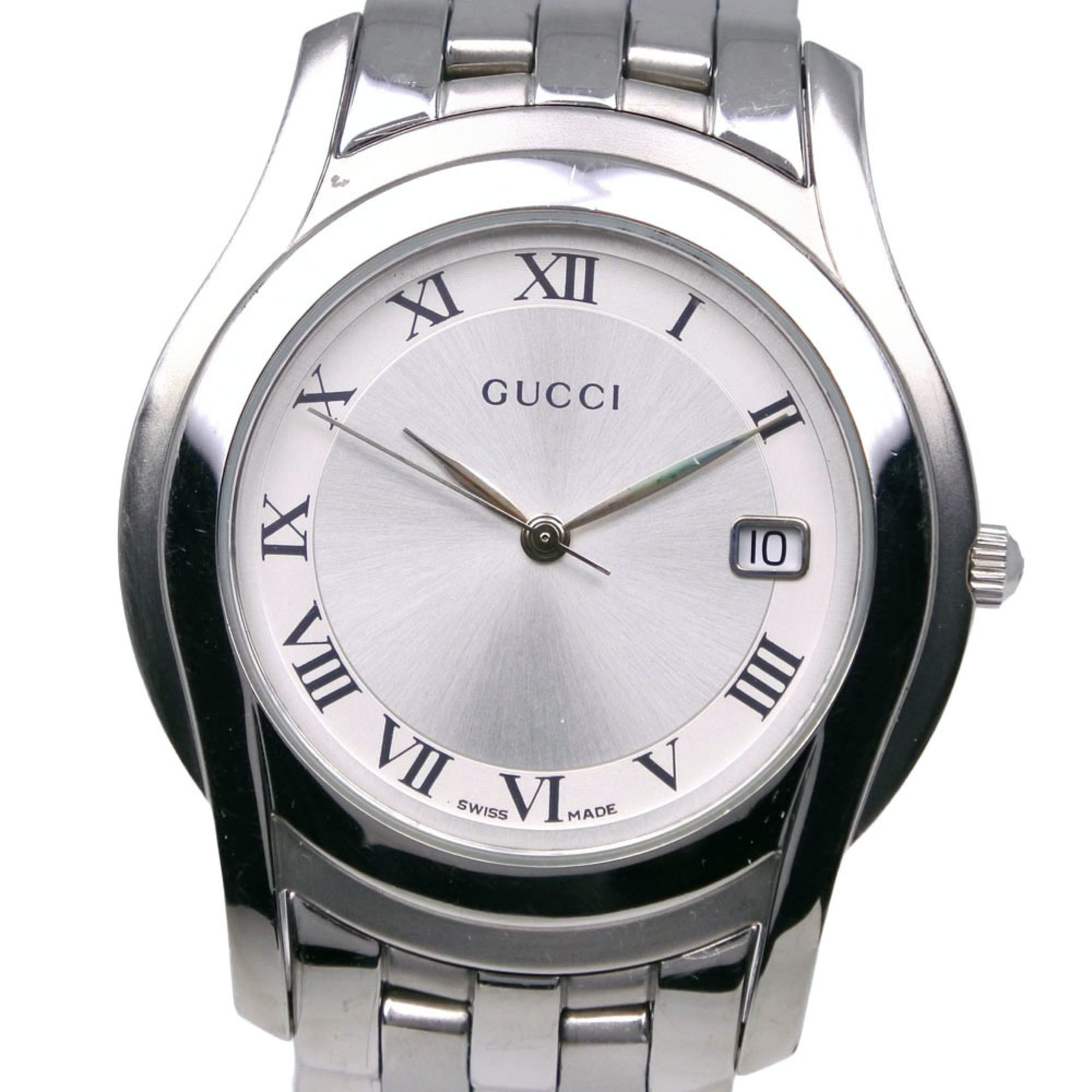 Gucci NWT G Class 5505XL Men’s Stainless Steel Watch GUCCI Watches 5500XL G class Stainless Steel/Stainless Steel  main image 2