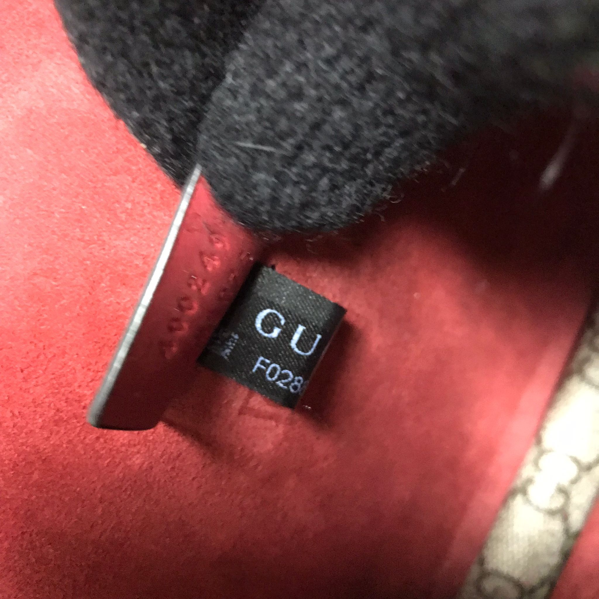 Gucci Gucci Dionysus GG Supreme Red Suede Medium Bag Size ONE SIZE - 6 Thumbnail
