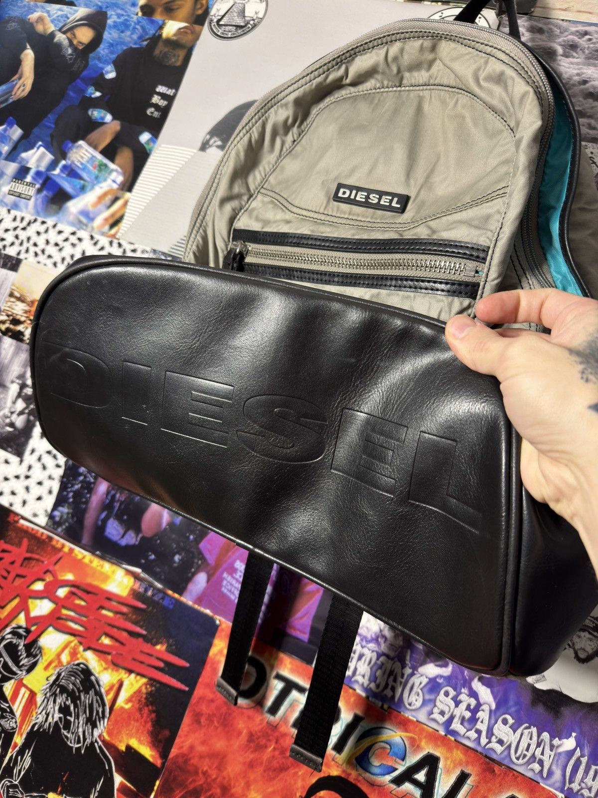 Diesel Vintage Diesel Backpack Size ONE SIZE - 4 Thumbnail
