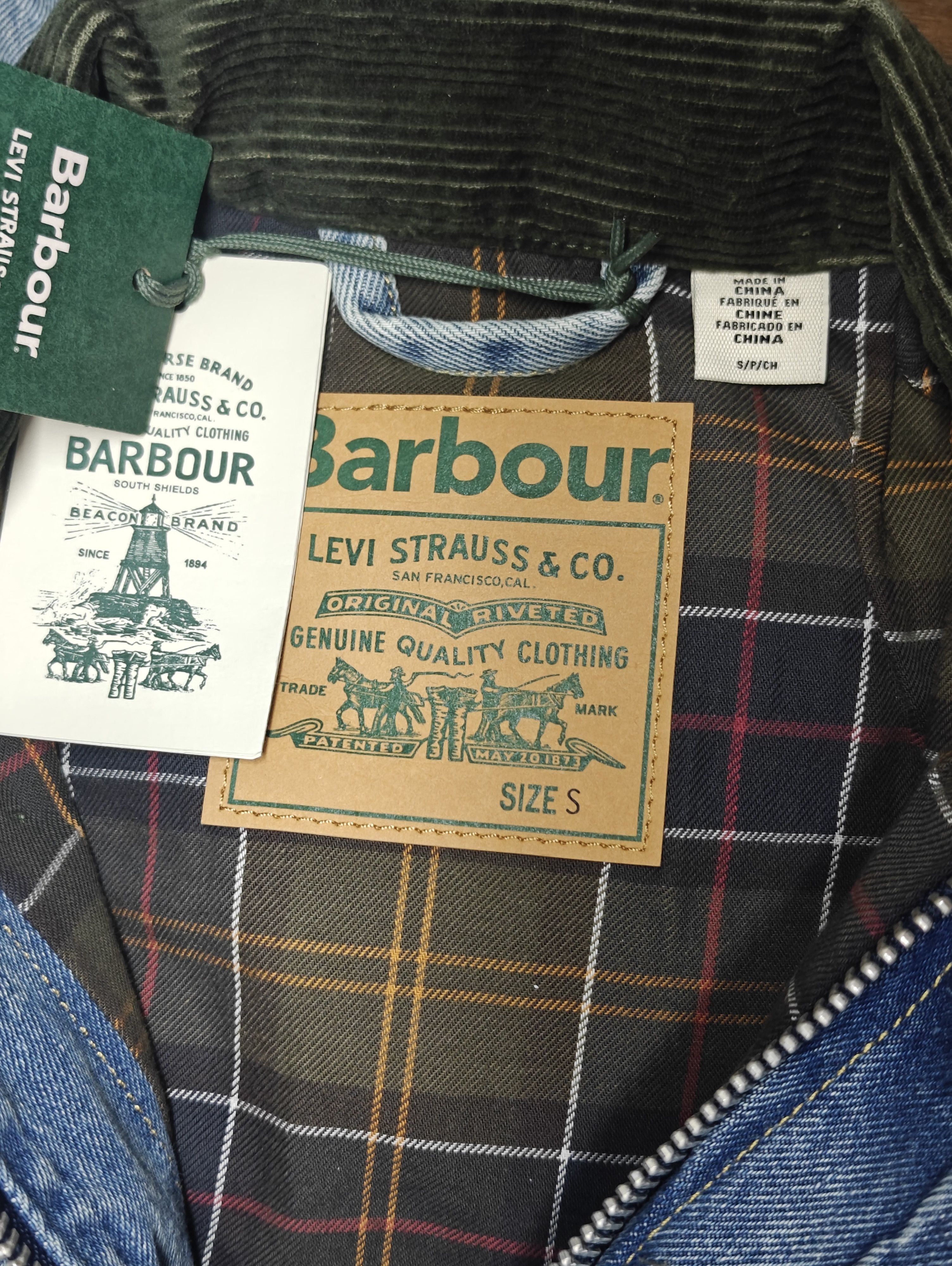 Barbour Barbour Levi’s Type 2 II Denim Trucker Jacket Size S Size US S / EU 44-46 / 1 - 3 Thumbnail