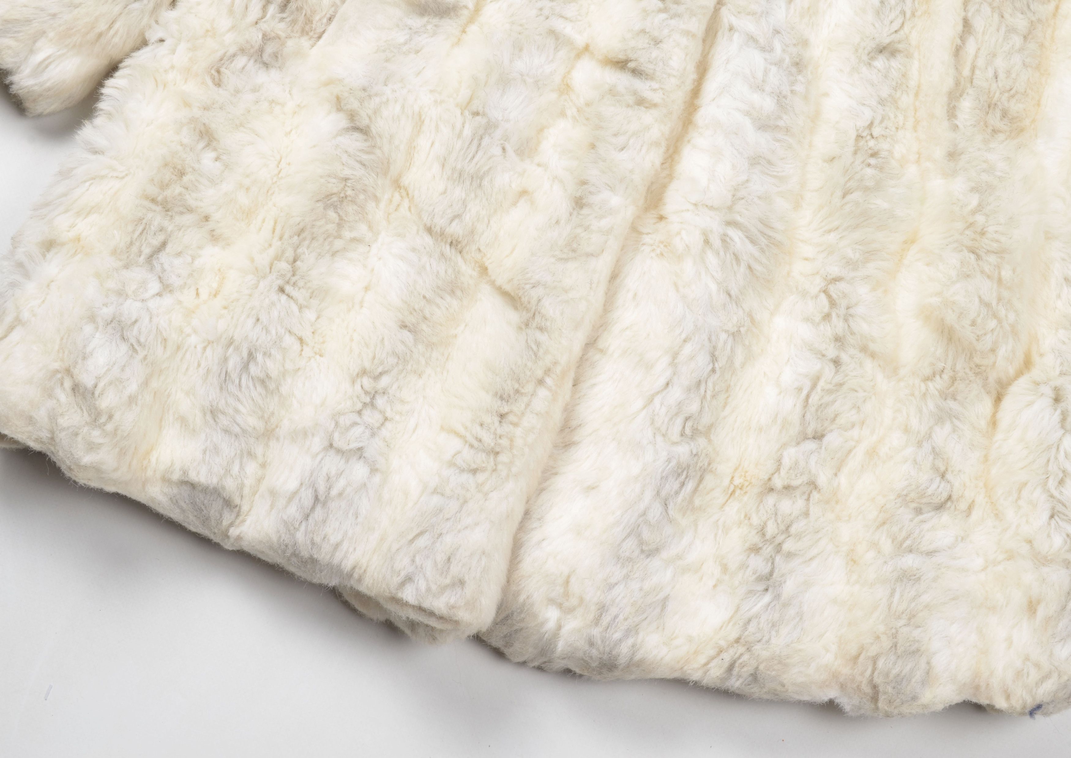 Designer × Vintage Vintage Jordache 90's Glam Mob Wife Milky Faux Fur Coat Size M / US 6-8 / IT 42-44 - 7 Thumbnail