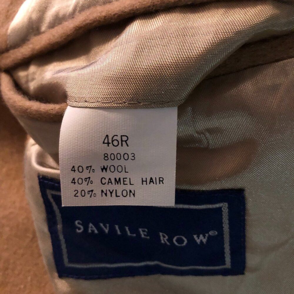 Savile Row SAVILE ROW MEN'S SPORT COAT BLAZER JACKET SIZE: 46R Size 46R - 6 Thumbnail