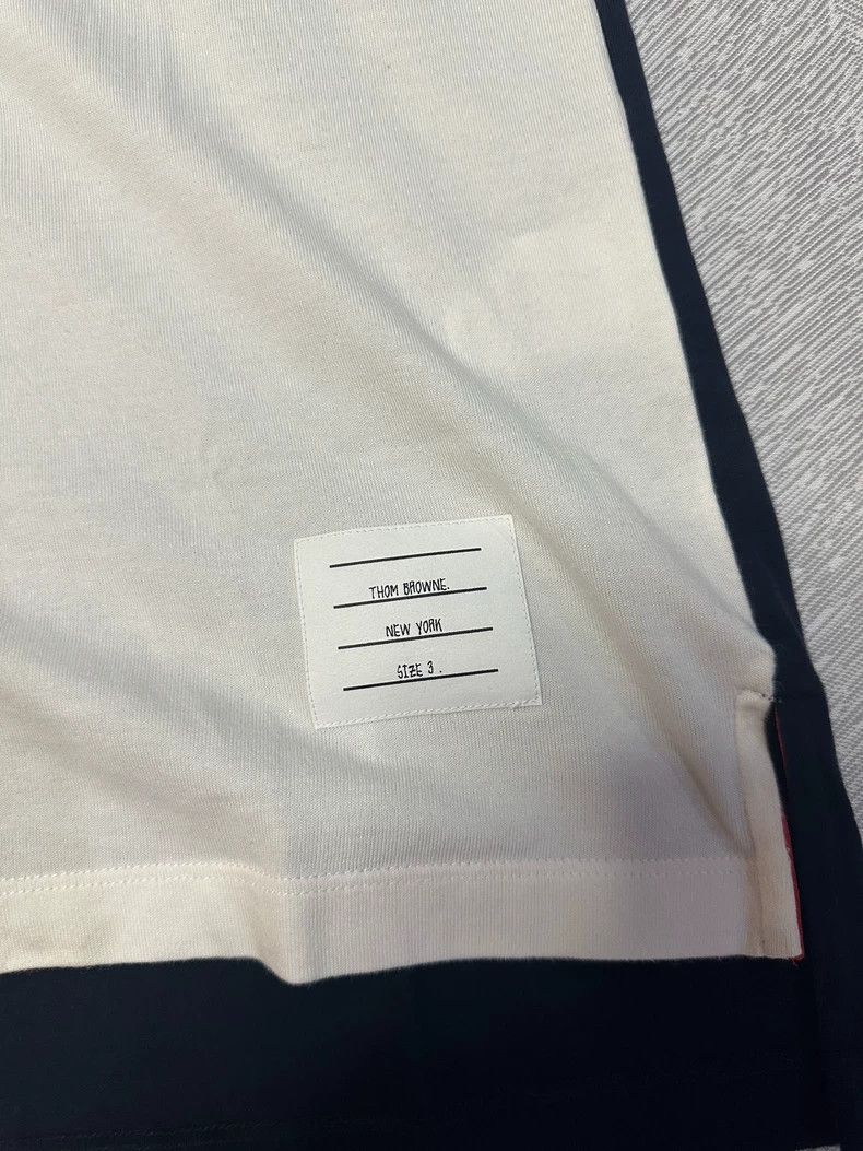 Thom Browne Thom Browne Round collar short sleeves Size US L / EU 52-54 / 3 - 4 Thumbnail