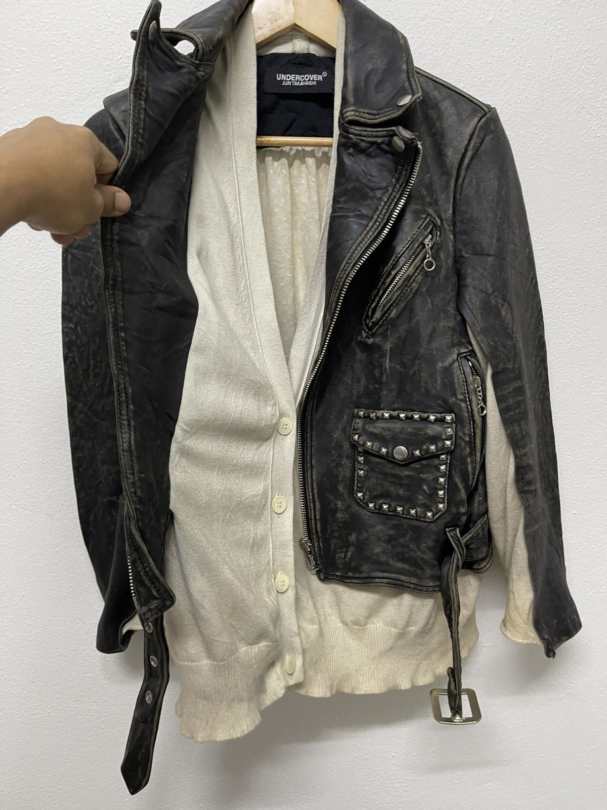 Undercover Thom Yorke Rider Leather Jacket AW13 Anatomicouture