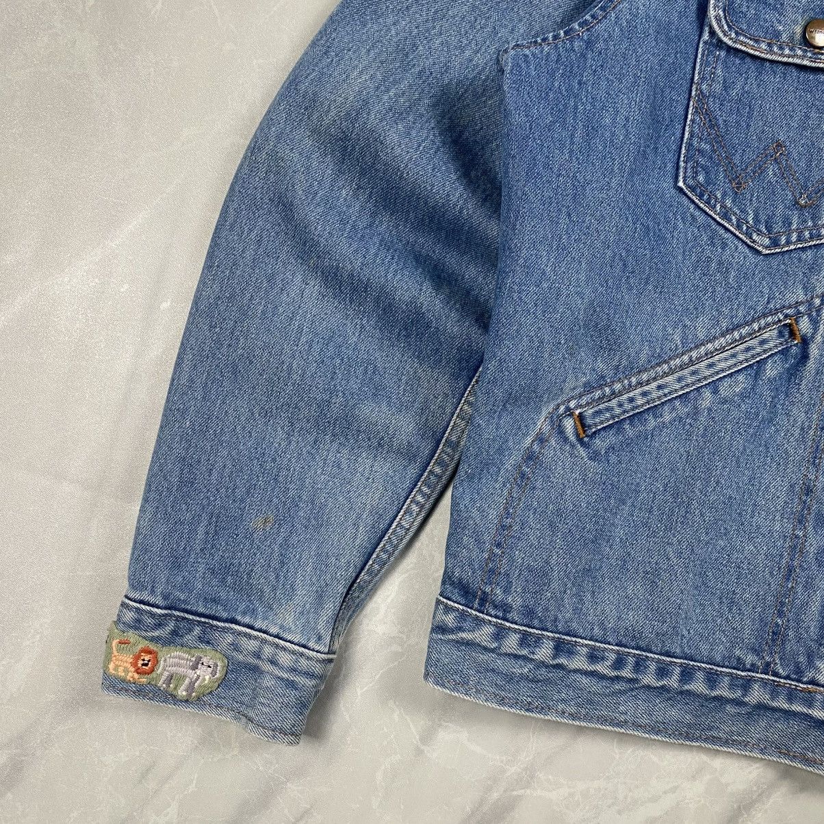 Wrangler Vintage Wrangler Japan African Soil Denim Jacket Size US S / EU 44-46 / 1 - 2 Thumbnail