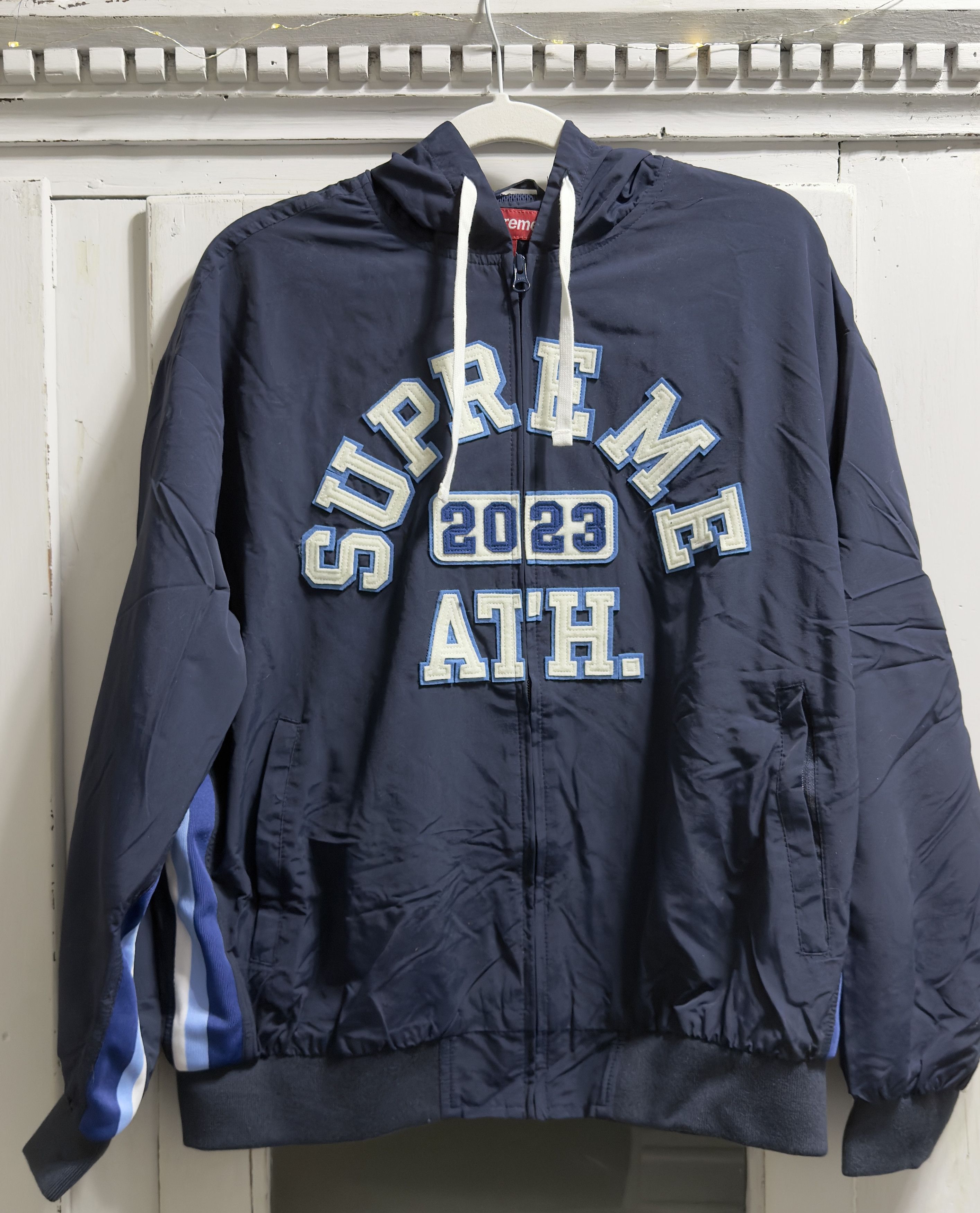 Supreme Supreme SATIN HOODED TRACK JACKET | Grailed