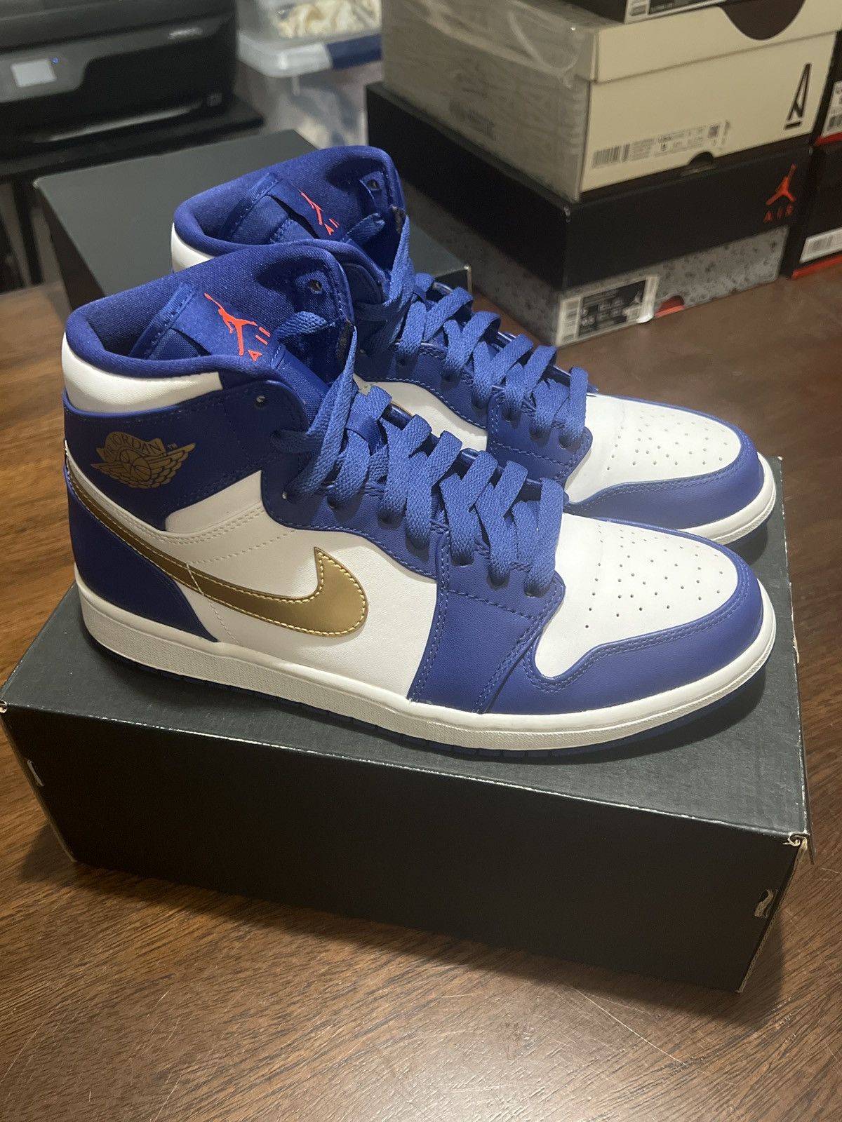 Nike Air Jordan 1 Retro High ‘Gold Medal’ 2016 Size US 9 / EU 42 - 2 Thumbnail