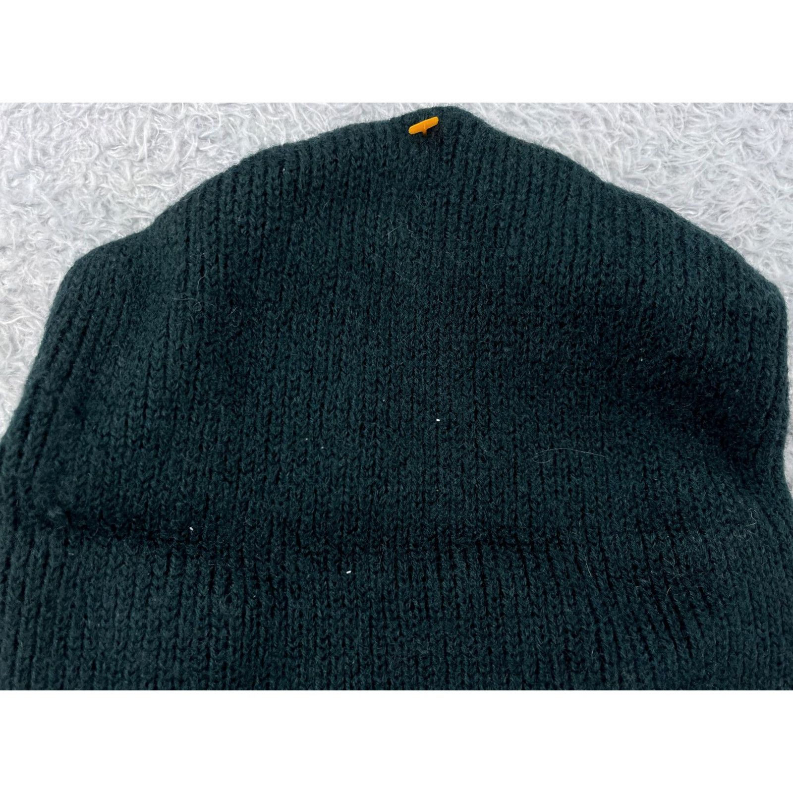 Vintage Meister Beanie Hat Adult One Size Green Wool Knit Striped Winter Ski Casual Travel Hats Mens Size ONE SIZE - 2 Thumbnail