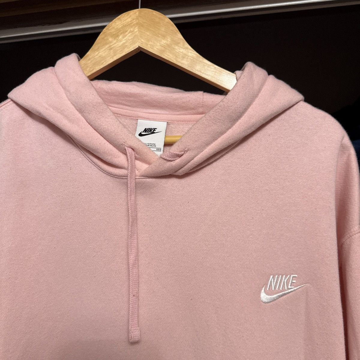 Nike Nike Mens Hoodie Pink Long Sleeve Embroidered Logo Size 2XL Size US XXL / EU 58 / 5 - 2 Thumbnail