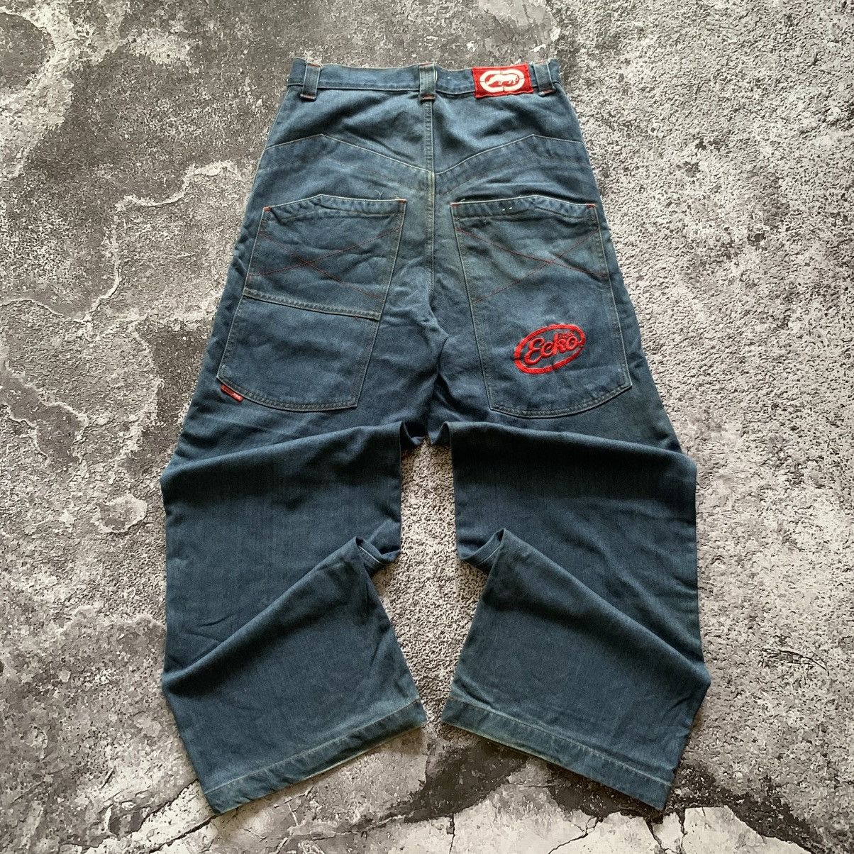 Ecko Unltd. Ecko Unltd. Big Pocket Baggy Y2K Denim Pants Size US 32 / EU 48 - 3 Thumbnail