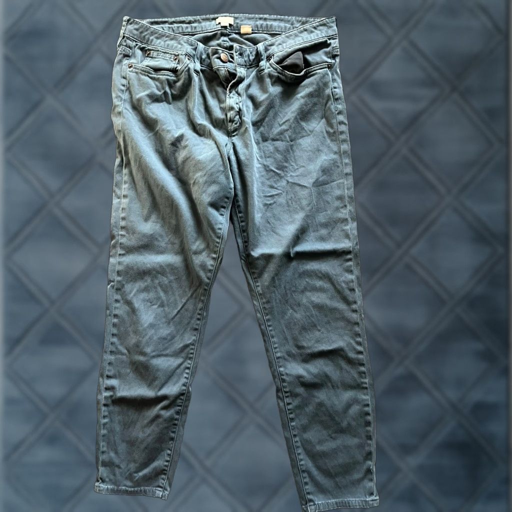 J.Crew J.Crew Women's Blue Sateen Skinny Jeans 31 Regular Slim Fit Stretch C8639 Size 24" / US 00 / IT 34 - 1 Thumbnail