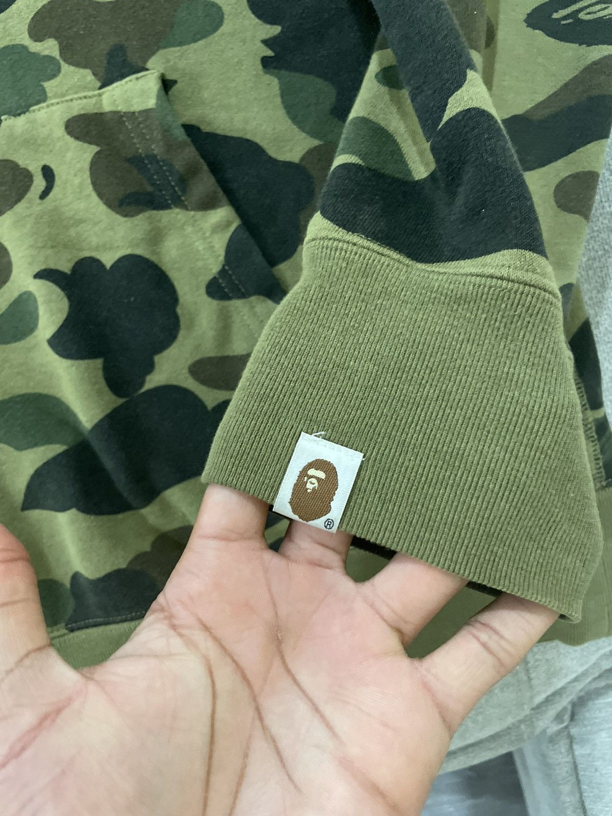 Bape BAPE (Bathing Ape) Green Camo Hoodie Size US M / EU 48-50 / 2 - 4 Thumbnail