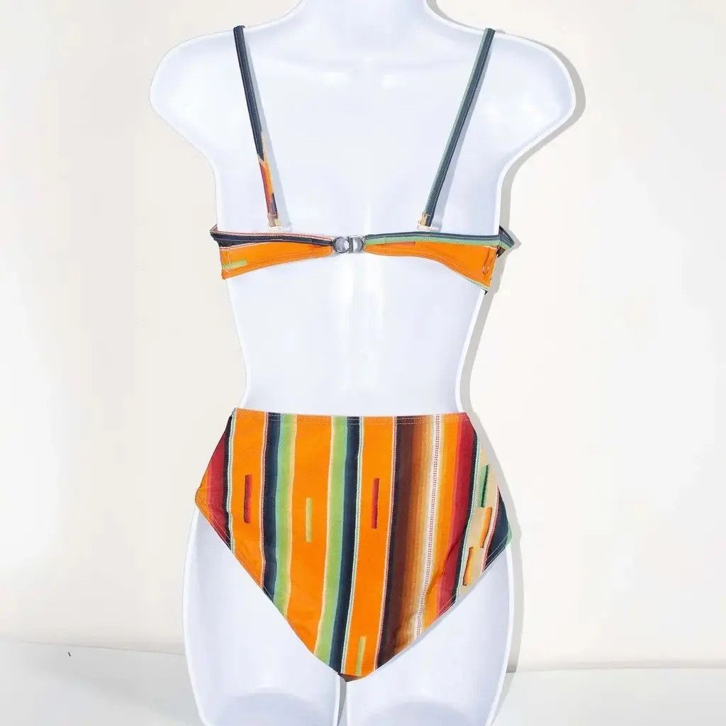 Dior Christian Dior Galliano 2002 Two Piece Swimsuit Size M / US 6-8 / IT 42-44 - 4 Thumbnail