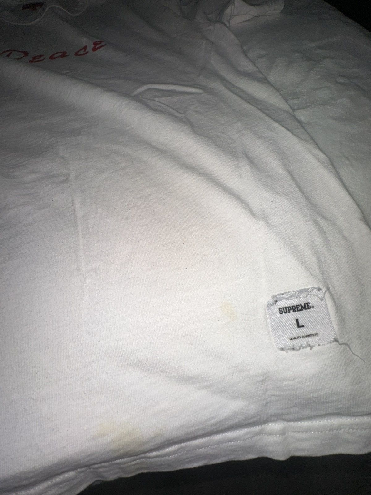 Supreme Supreme peace tee Size US L / EU 52-54 / 3 - 6 Thumbnail