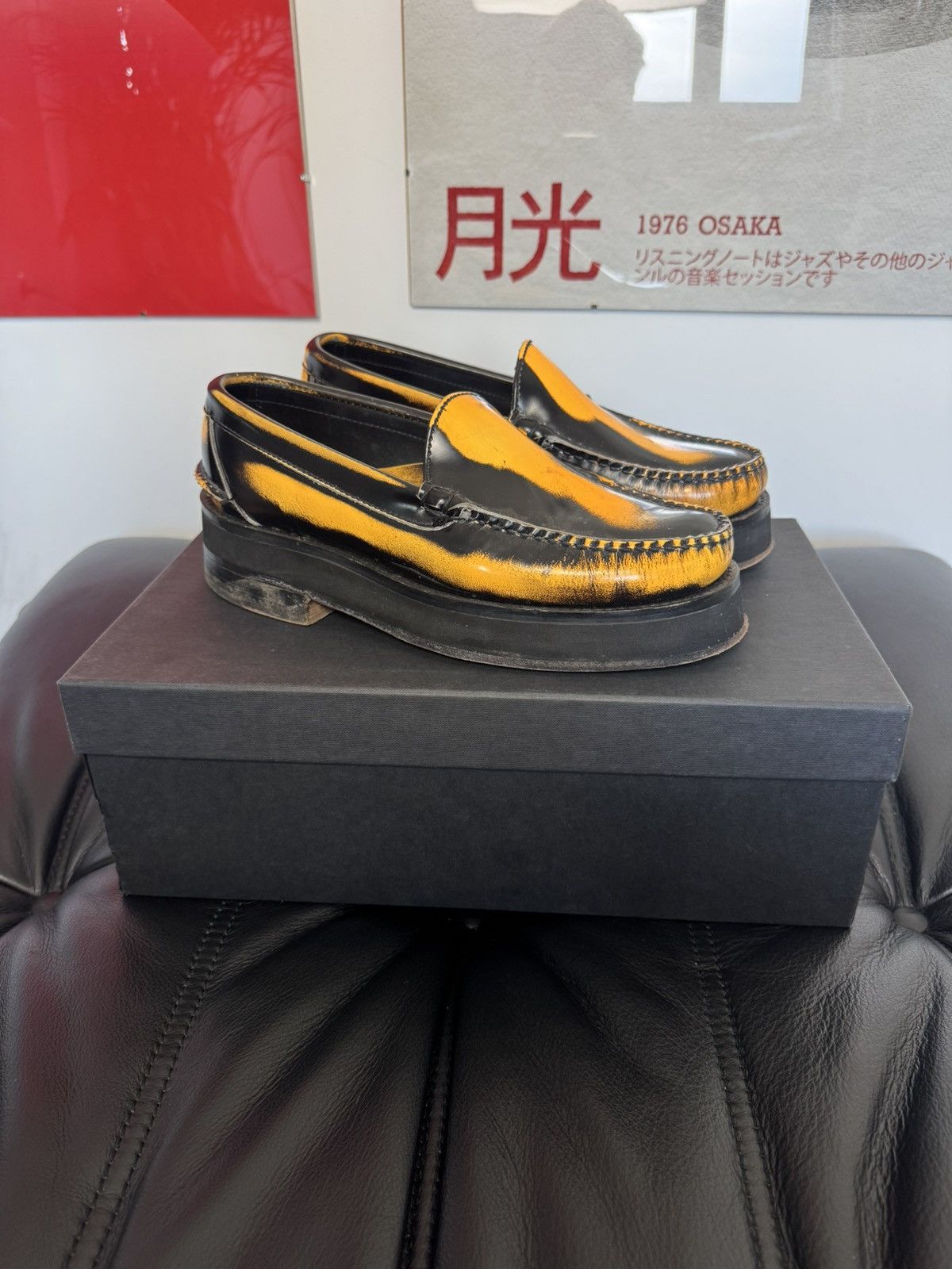 Alejandro Ingelmo Alejandro Ingelmo Platform Loafers Avant Garde Orange Black Size US 7 / EU 40 - 4 Thumbnail