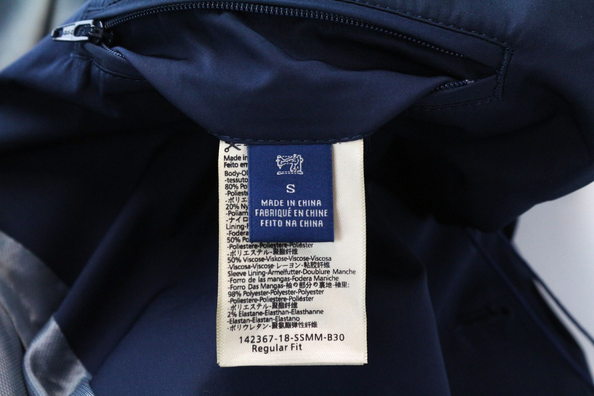 Scotch & Soda AMS COUTURE S Blue Single-Breasted Lined Blazer 74036 Size 36R - 6 Thumbnail