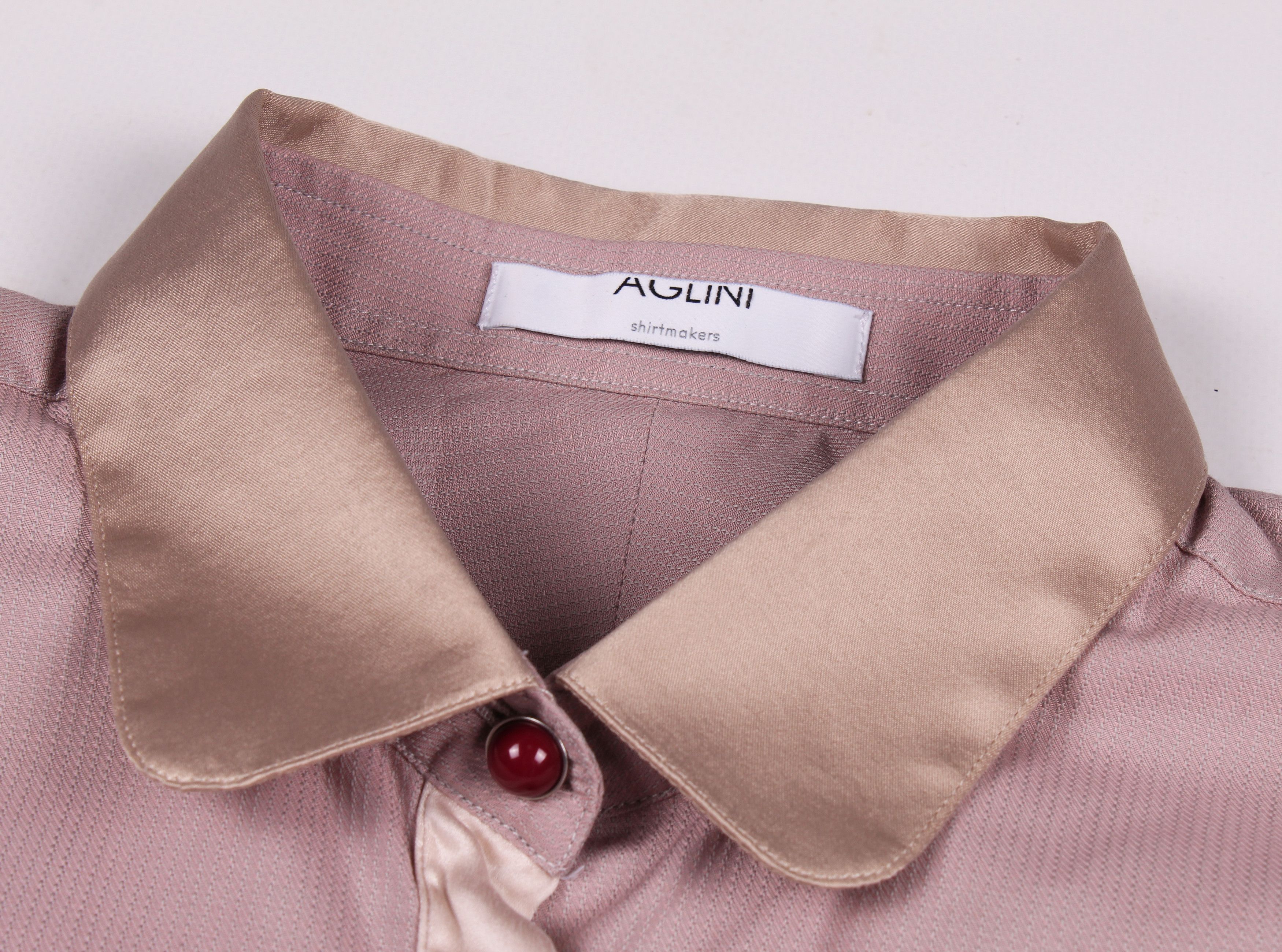 AGLINI Aglini Italy Long Sleeve Button Up Shirt Size L / US 10 / IT 46 - 4 Thumbnail