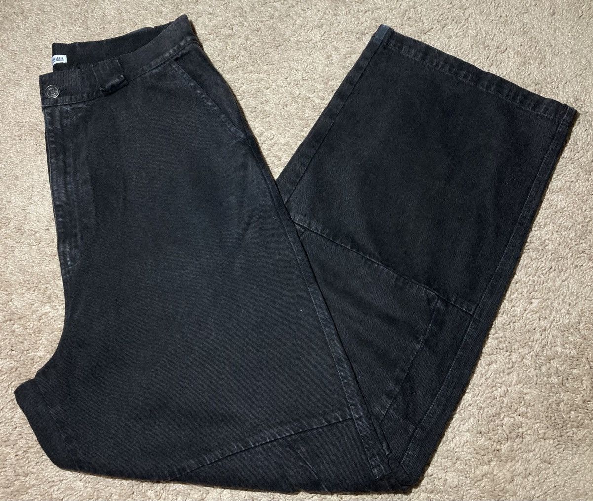 Willy Chavarria SS24 Willy Chavarria Panel Jeans Black M 2024 Baggy Size US 32 / EU 48 - 1 Thumbnail