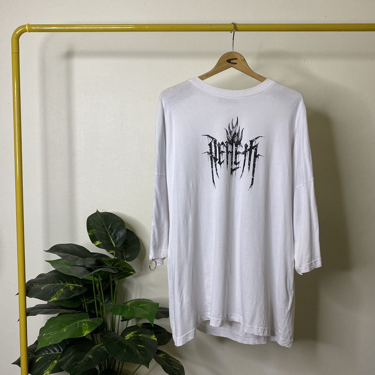 Affliction × If Six Was Nine × Japanese Brand Reflem Big Satanic Logo Affliction Style LS T Shirt Size US XL / EU 56 / 4 - 8 Thumbnail