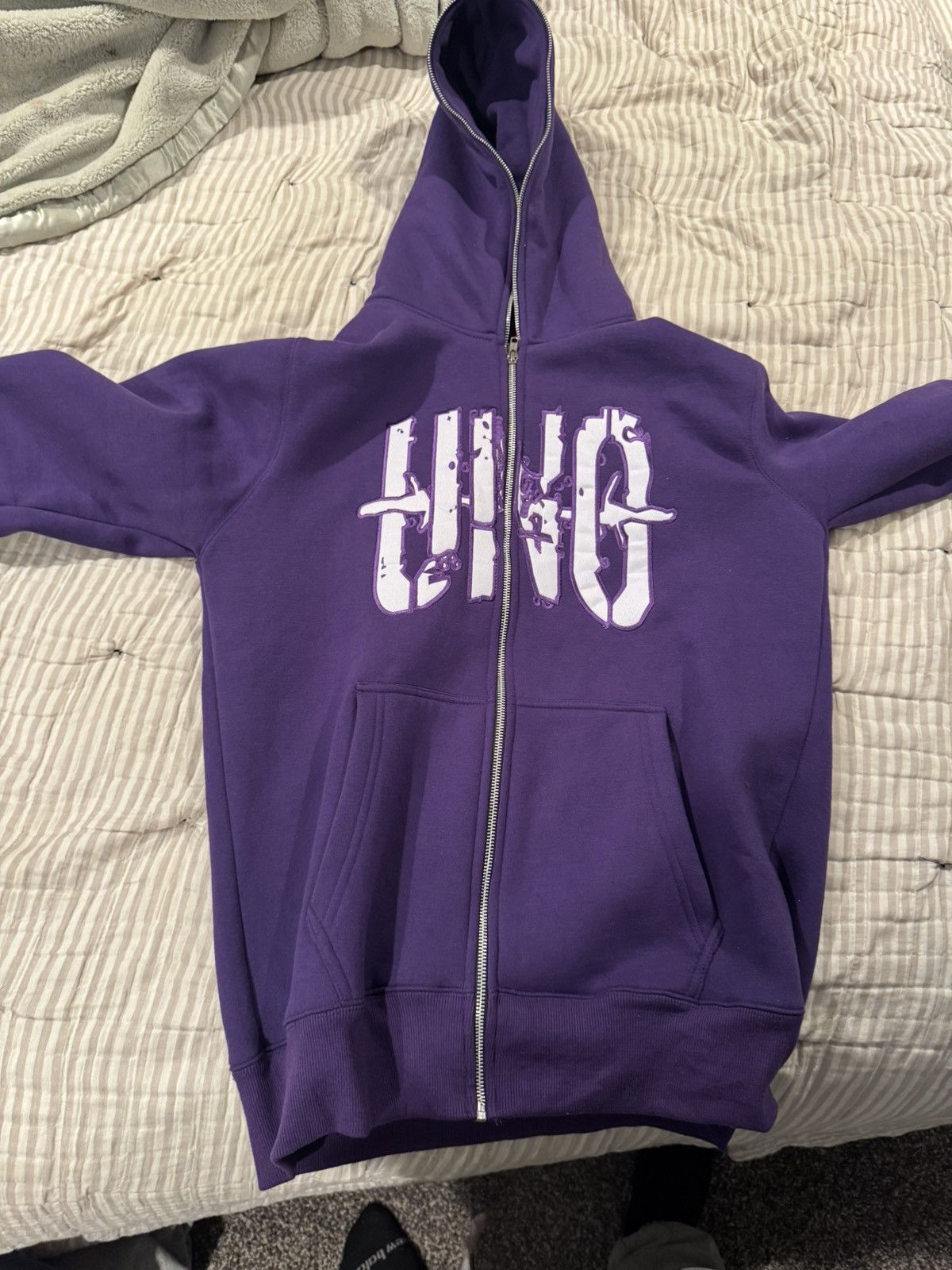 Unowned Uno Purple Full Zip up Size US XL / EU 56 / 4 - 1 Thumbnail