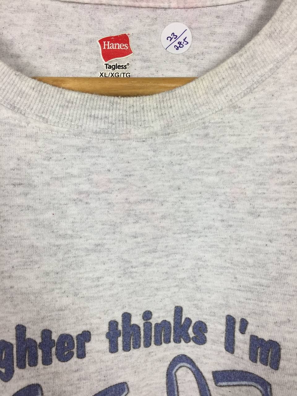 Hanes × Vintage My Daughter Thinks I'm The Best Dad In The World Wording Tee Size US XL / EU 56 / 4 - 5 Thumbnail