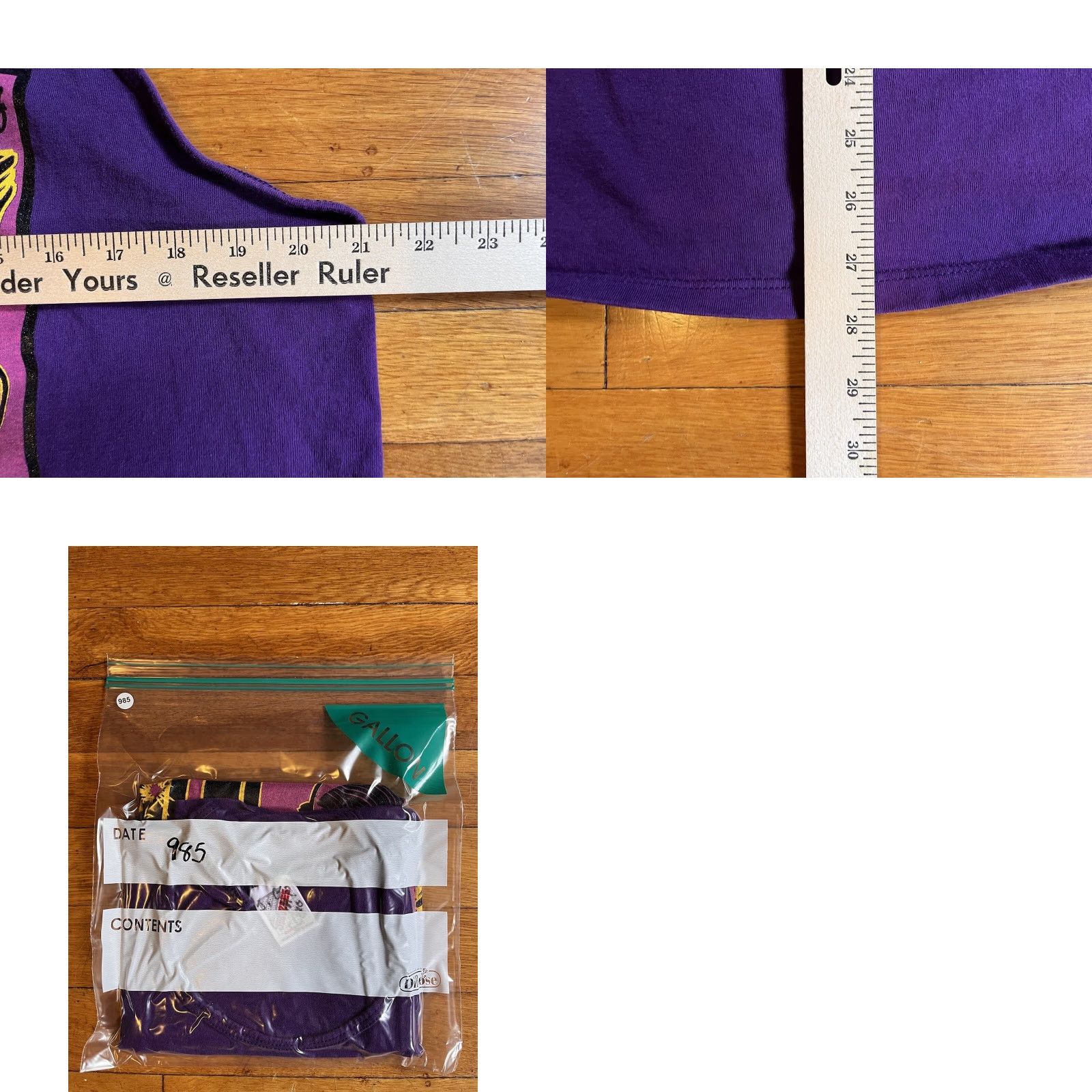 Jerzees VINTAGE NYPD Crime Scene Unit Tank Top Men’s Large Purple 90s Jersey T-Shirt Shirt Casual Size US L / EU 52-54 / 3 - 8 Thumbnail