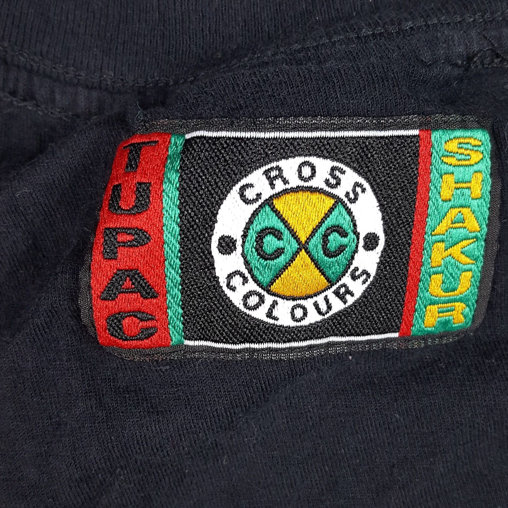 Vintage VINTAGE Cross Colours Tupac Shakur Cropped Rap Tee Size 2X Black Short Sleeve T Shirt Top Size XXL / US 16-18 / IT 52-54 - 6 Thumbnail