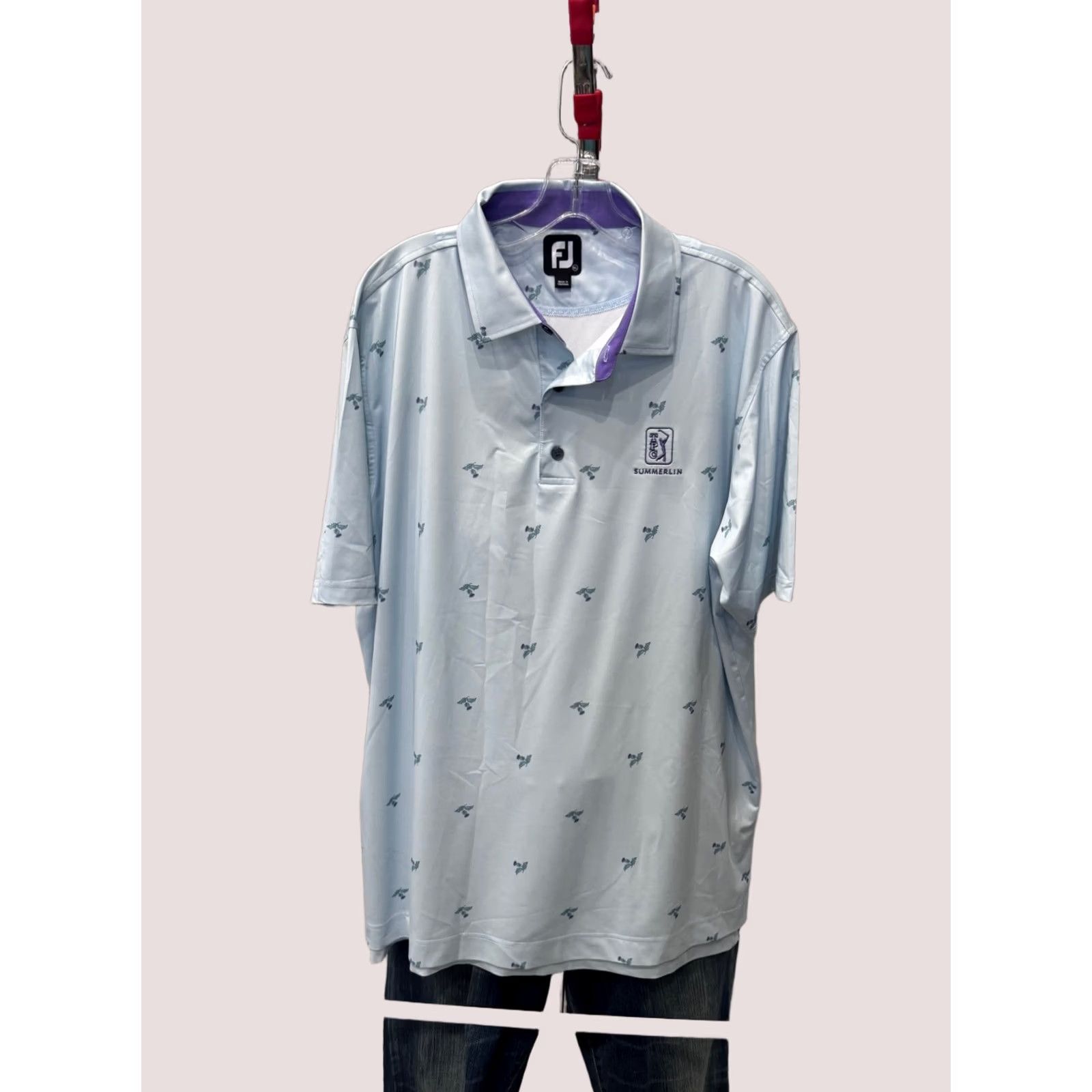 Footjoy Footjoy POLO SHIRT Floral TPC Summerlin XL Men Size US XL / EU 56 / 4 - 1 Thumbnail