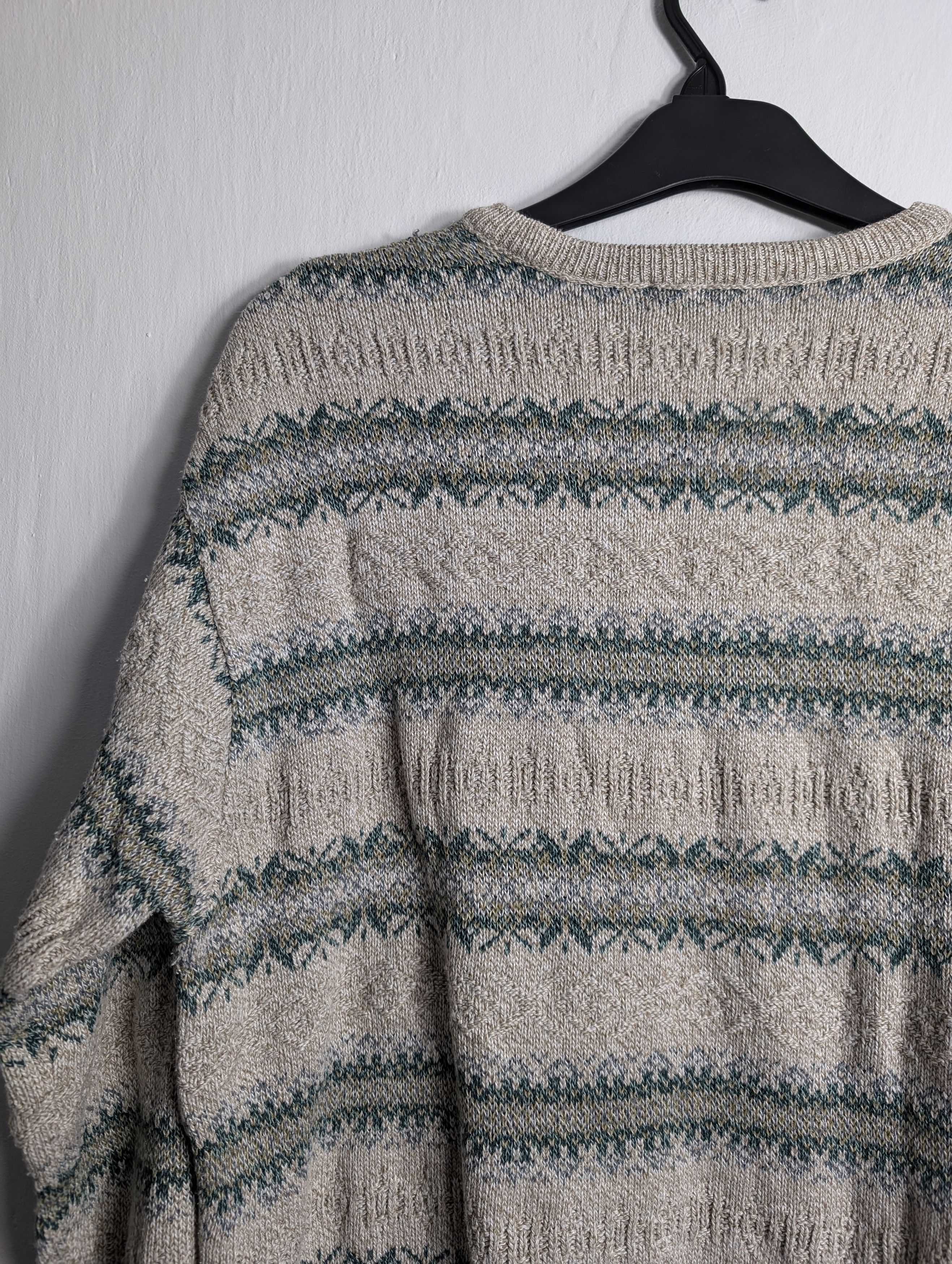 Vintage Vintage Abstract Pattern Knit Sweater Pullover Oldschool Size US M / EU 48-50 / 2 - 6 Thumbnail