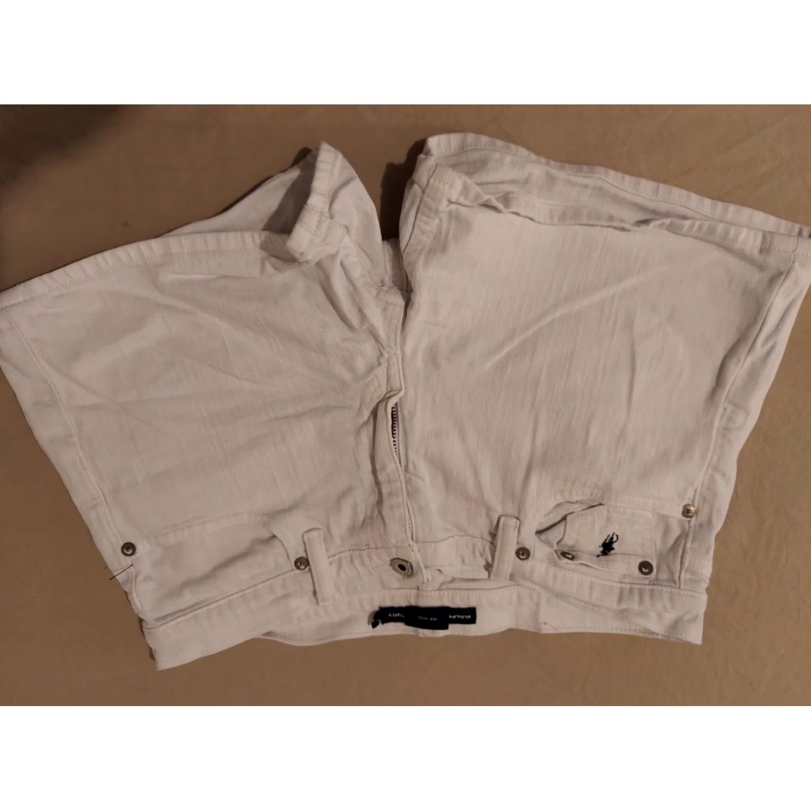 Polo Ralph Lauren Polo Ralph Lauren White Denim Shorts Womens 29 Size 29" - 3 Thumbnail