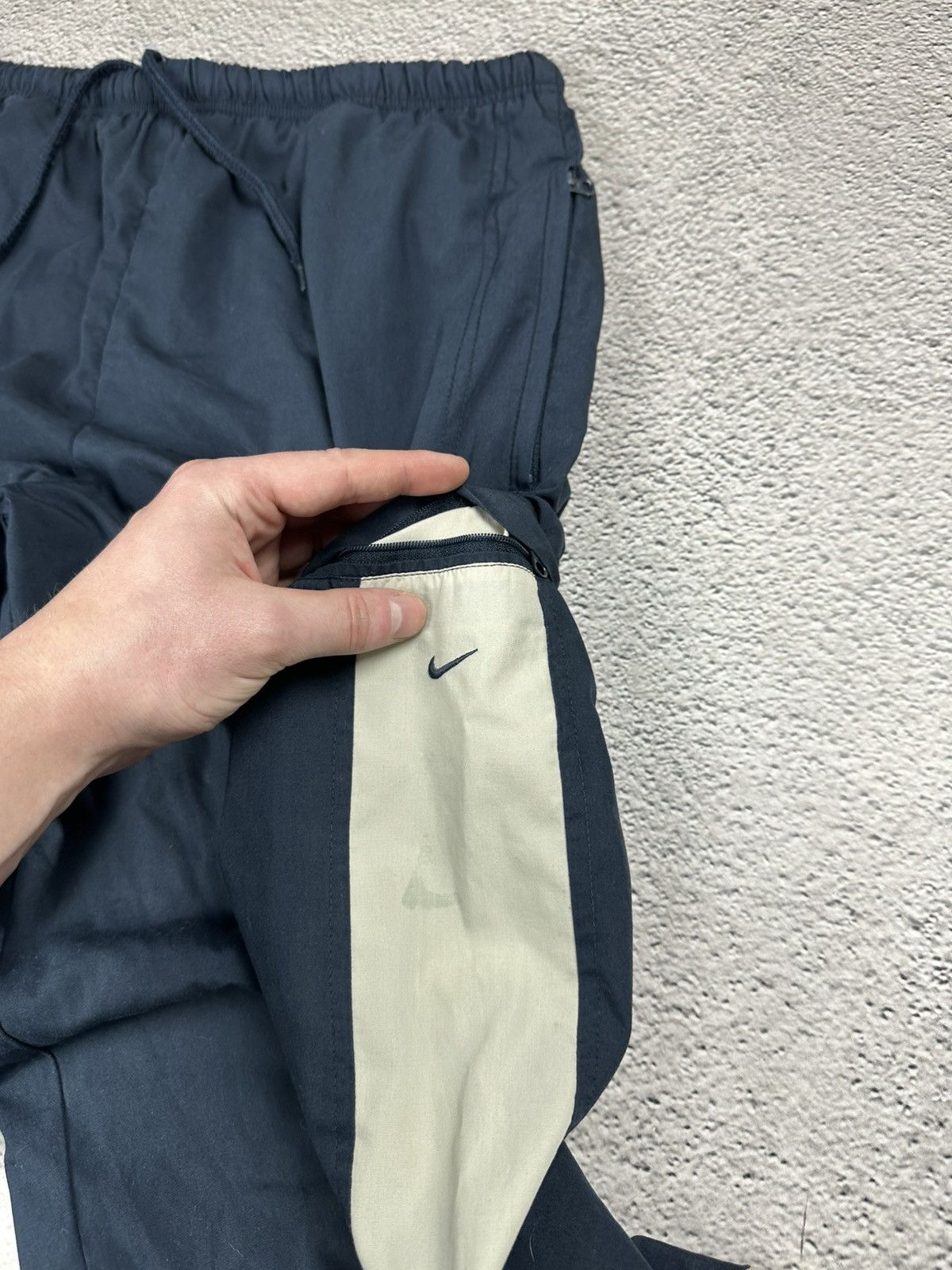 Nike Vintage Nike Nylon Track Pants Drill Y2K Style Baggy Size US 32 / EU 48 - 7 Thumbnail