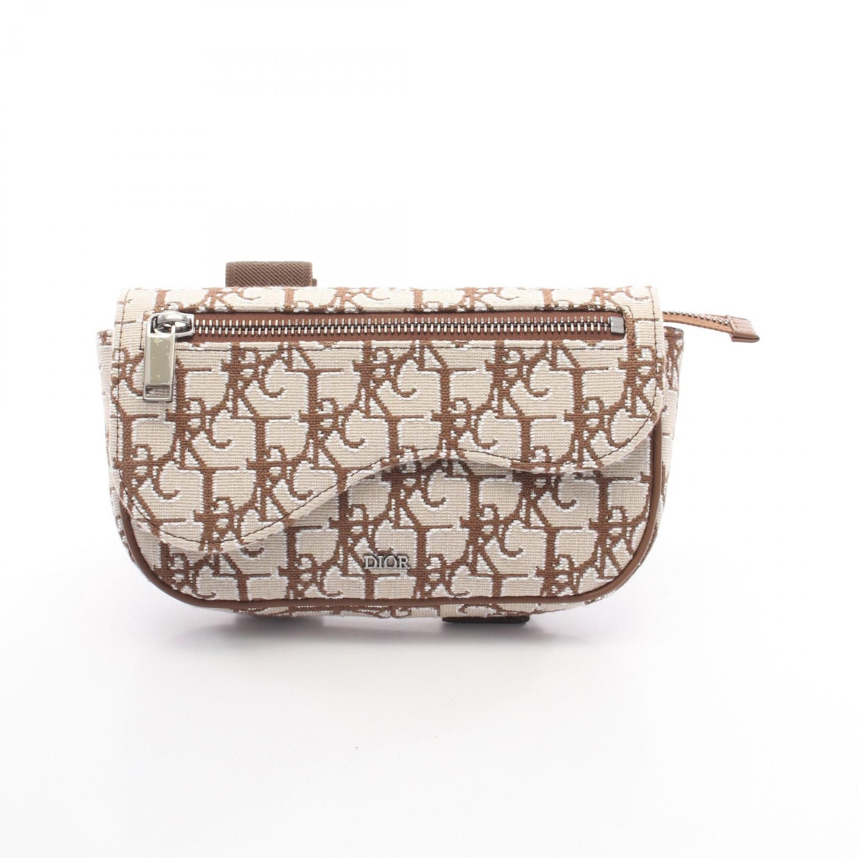 Dior Dior Christian Dior DIOR TRAVIS SCOTT CACTUS JACK SADDLE Canvas Bag Textile Vanity Bag DUTY FREE for USA Size ONE SIZE - 1 Thumbnail