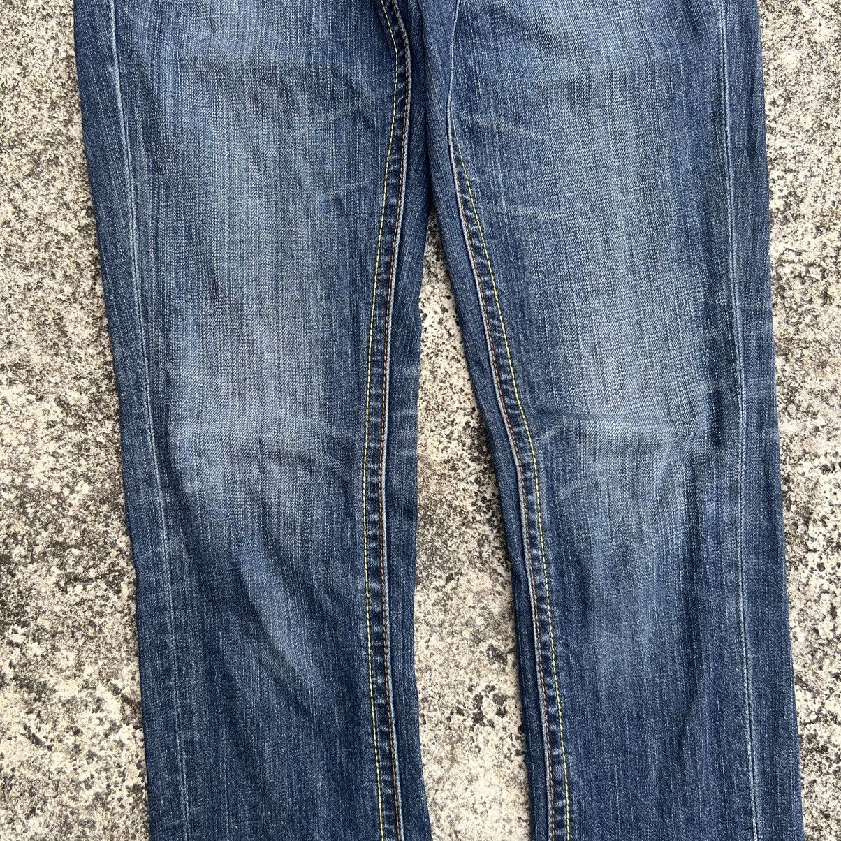 Japanese Brand “BACK NUMBER” EMBROIDERY SLIM FIT PUNK JEANS Size US 27 - 5 Thumbnail