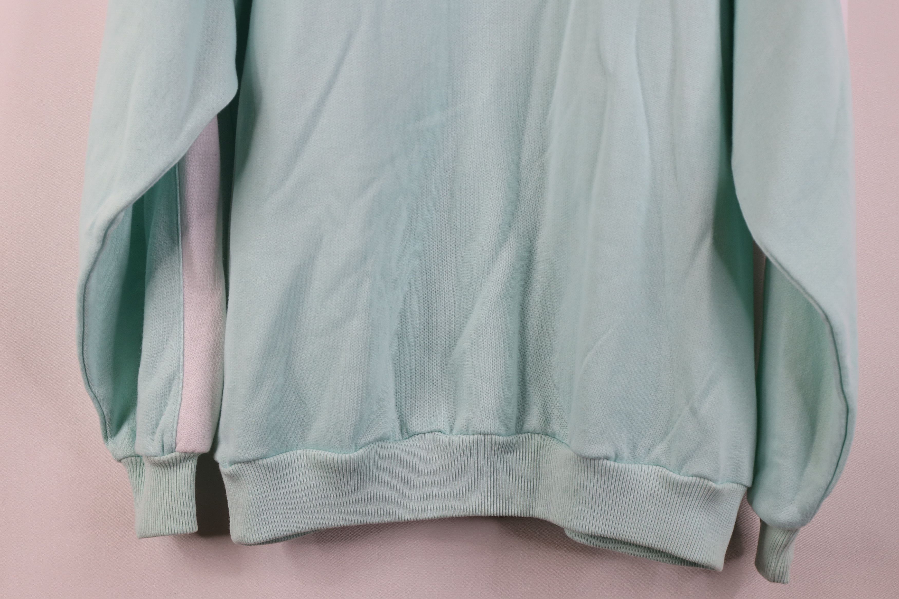 Vintage Vintage 90s Streetwear Flower Layered Sweatshirt Blue Size L / US 10 / IT 46 - 12 Thumbnail