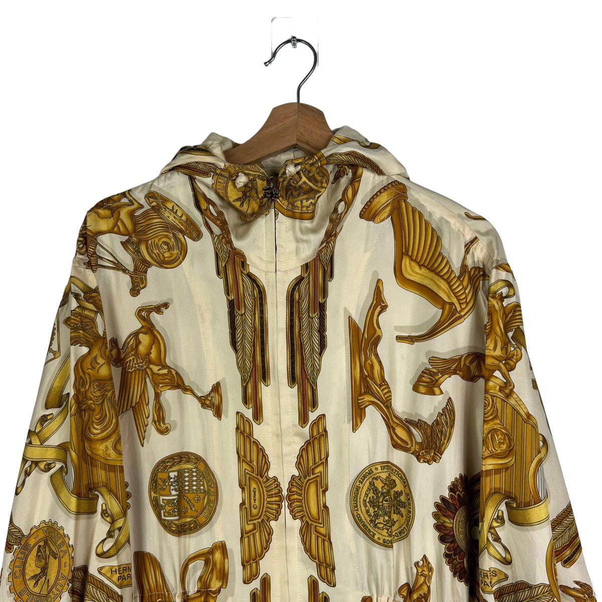 Hermes 🔥ACCEPT BINDING🔥 HERMES PARIS SILK JACKETS SIZE 40 Size US M / EU 48-50 / 2 - 2 Thumbnail