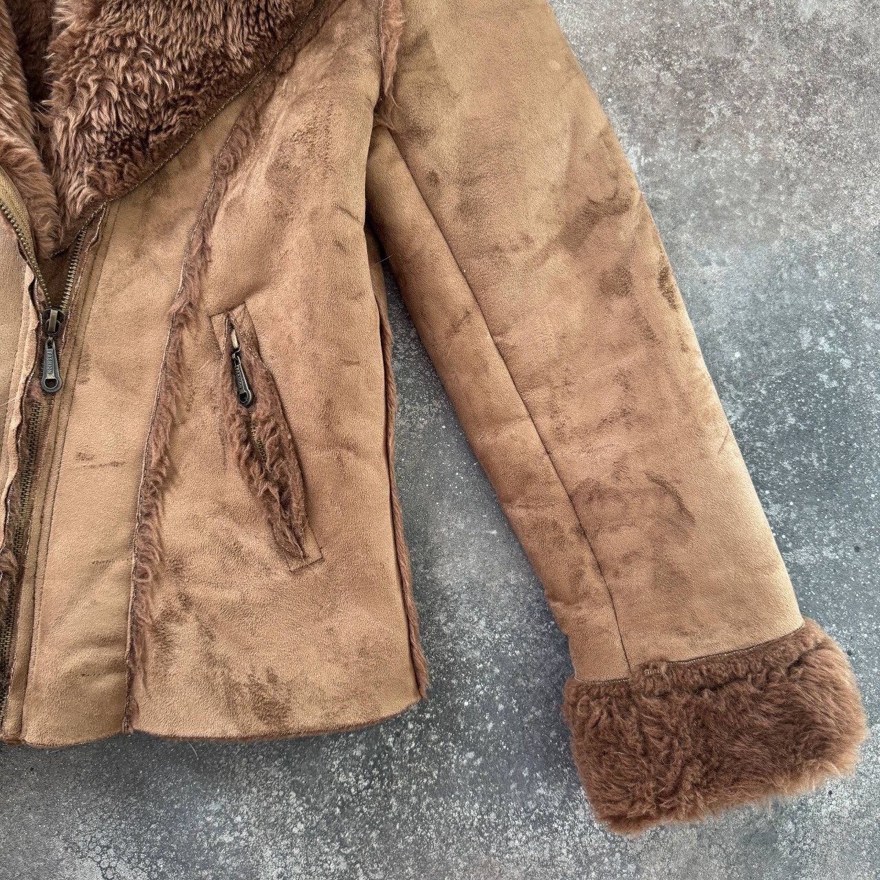 Hysteric Glamour Amazing Vintage Y2K Glamour Faux Fur Sheepskin Coat Jacket Size XL / US 12-14 / IT 48-50 - 5 Thumbnail