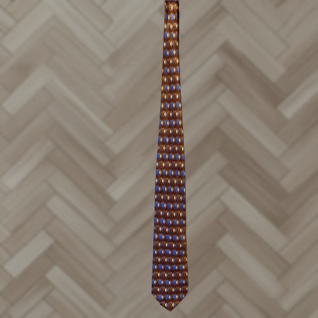 Jos. A. Bank Jos. A. Bank Geometric Silk Tie Classic Length Multicolor Golf Preppy Mens Size ONE SIZE - 1 Thumbnail