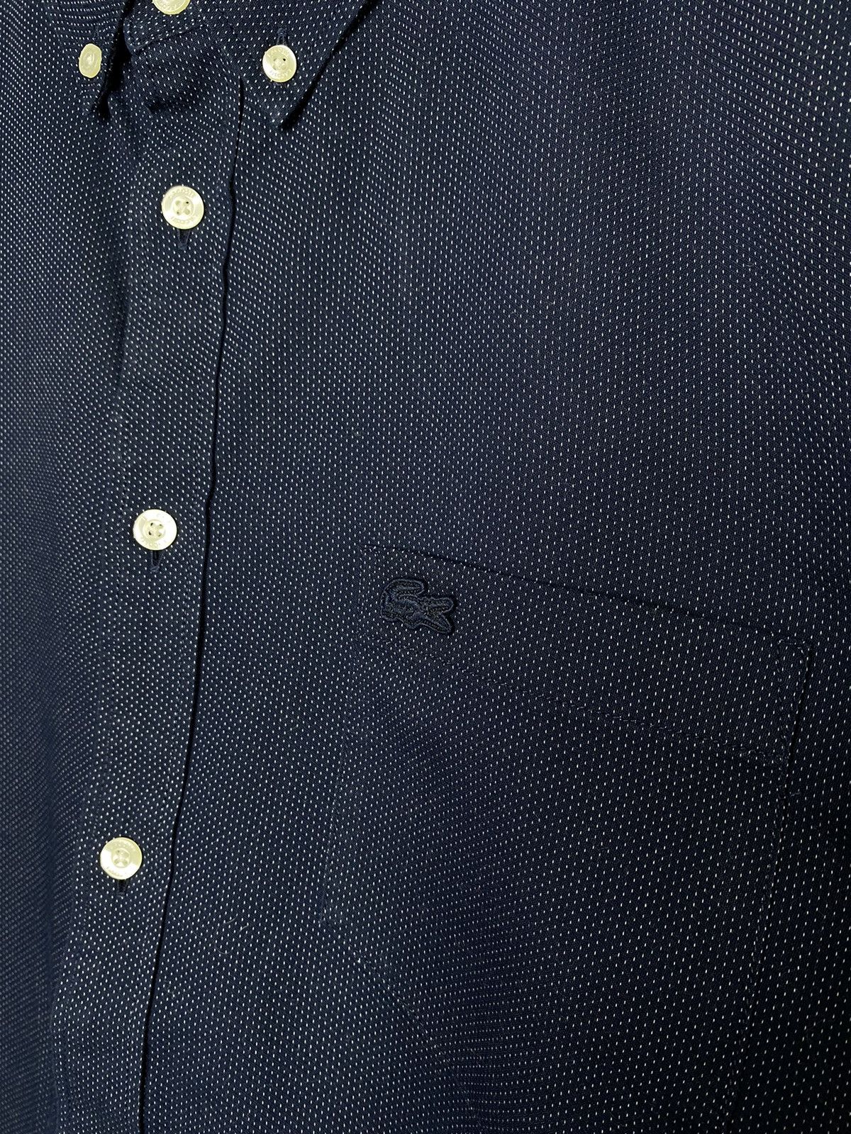 Other Lacoste France Navy Blue Shirt Long Sleeve Button Up Size US L / EU 52-54 / 3 - 5 Thumbnail