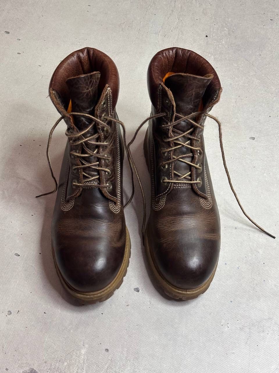 Timberland Timberland Premium 6-Inch Vintage Boots Brown Leather Size 9 Size US 9 / EU 42 - 3 Thumbnail