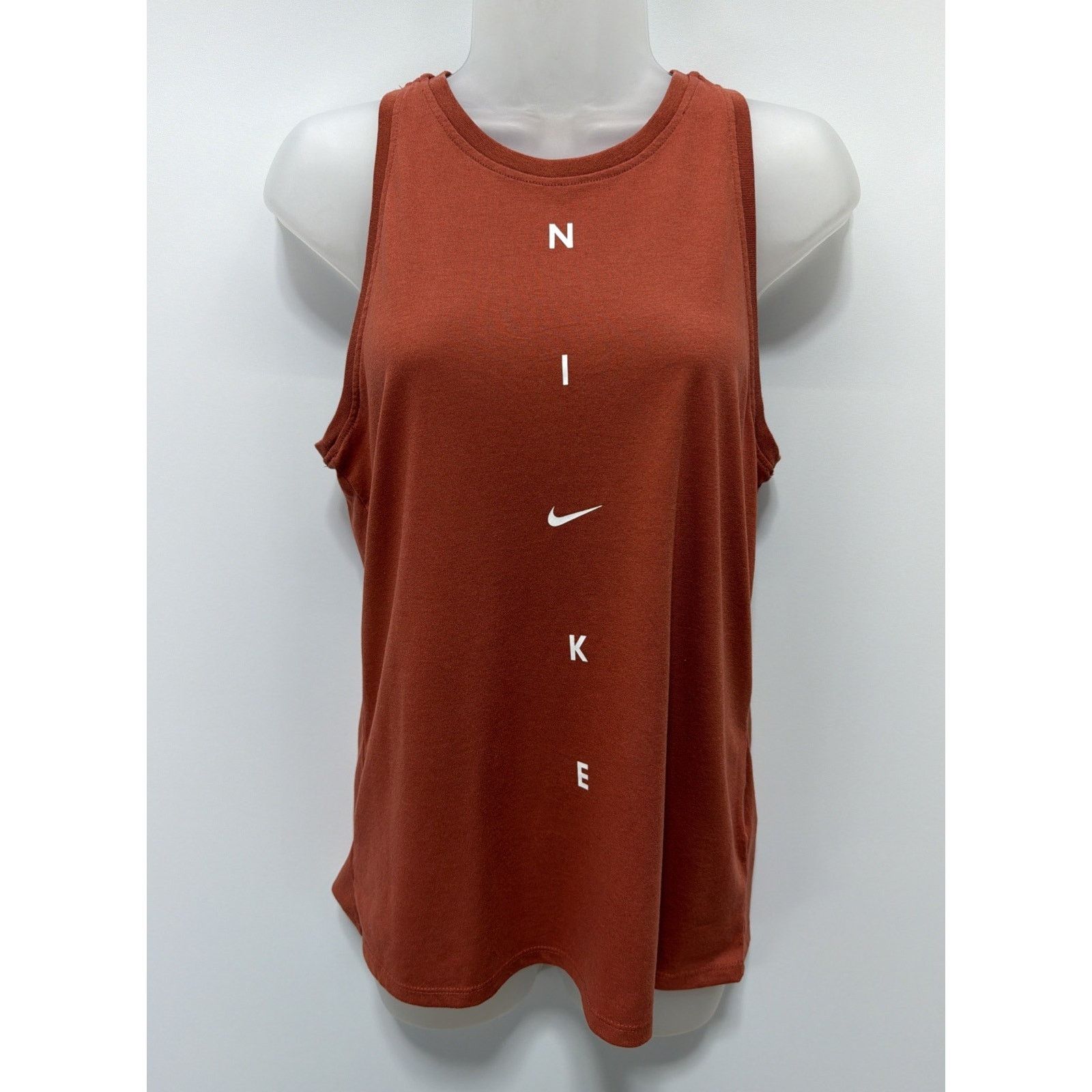 Nike The Nike Tee Dri Fit Womens Small Red Sleeveless Tank Top Size S / US 4 / IT 40 - 1 Thumbnail