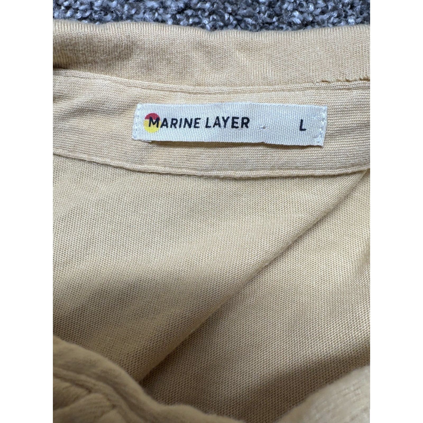 Marine Layer VINTAGE Marine Layer Polo Mens Large Multi Stripe Short Sleeve Geometric Tribal Shirt Size US L / EU 52-54 / 3 - 7 Thumbnail